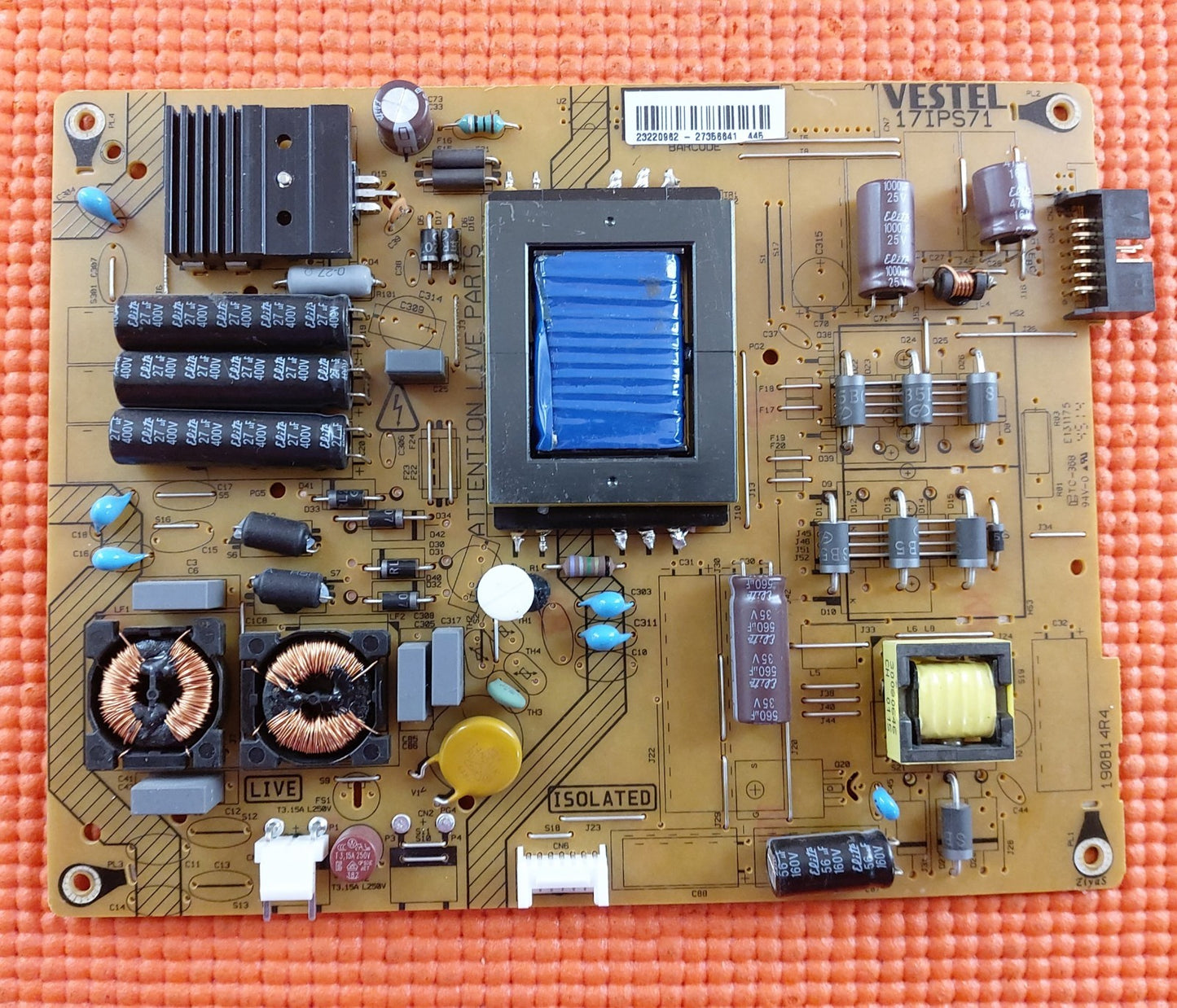 POWER BOARD FOR FOR DIGIHOME 42278FHDDLED LED42983FHD 42" TV 17IPS71 23220962
