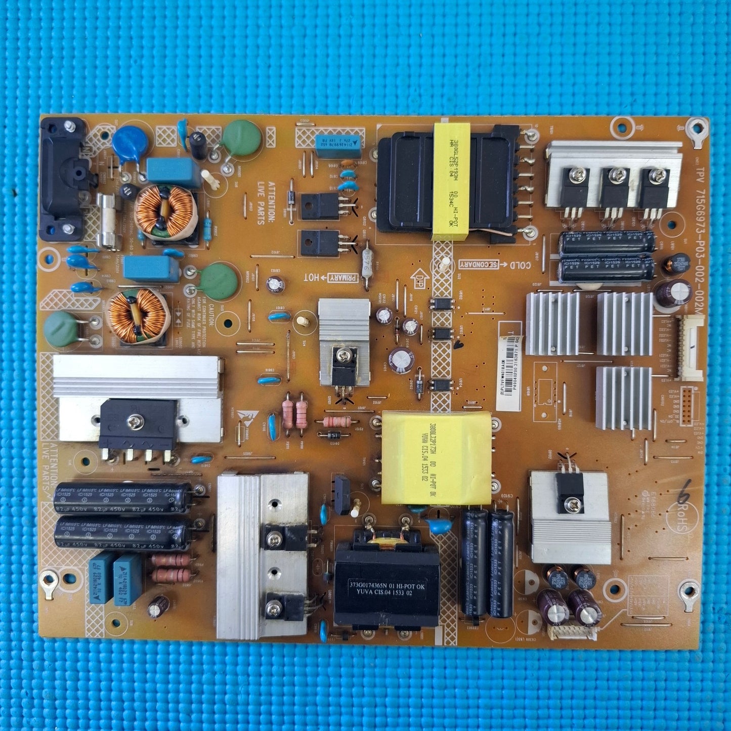 POWER BOARD FOR PHILIPS 55PUT4900/12 55" TV 715G6973-P03-002-002M PLTVFW401XABD