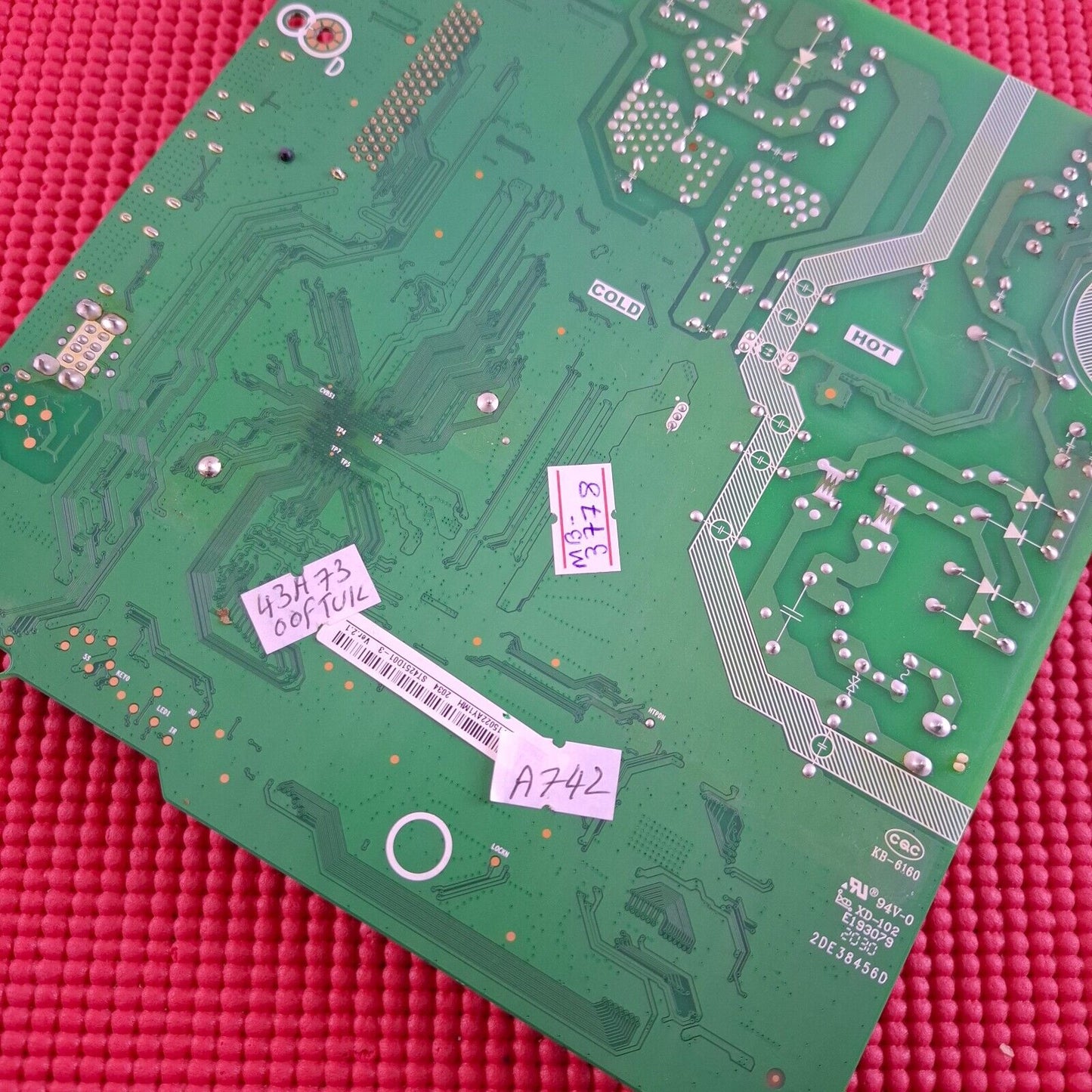 MB FOR HISENSE 43A7300FTUK TV RSAG7.820.9662/ROH HE43A6103FUWTS SCR ST4251D01-3