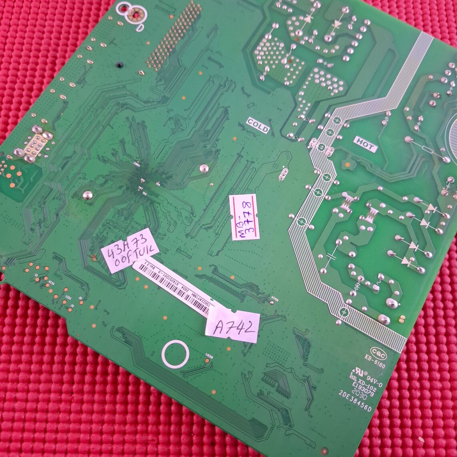 MB FOR HISENSE 43A7300FTUK TV RSAG7.820.9662/ROH HE43A6103FUWTS SCR ST4251D01-3