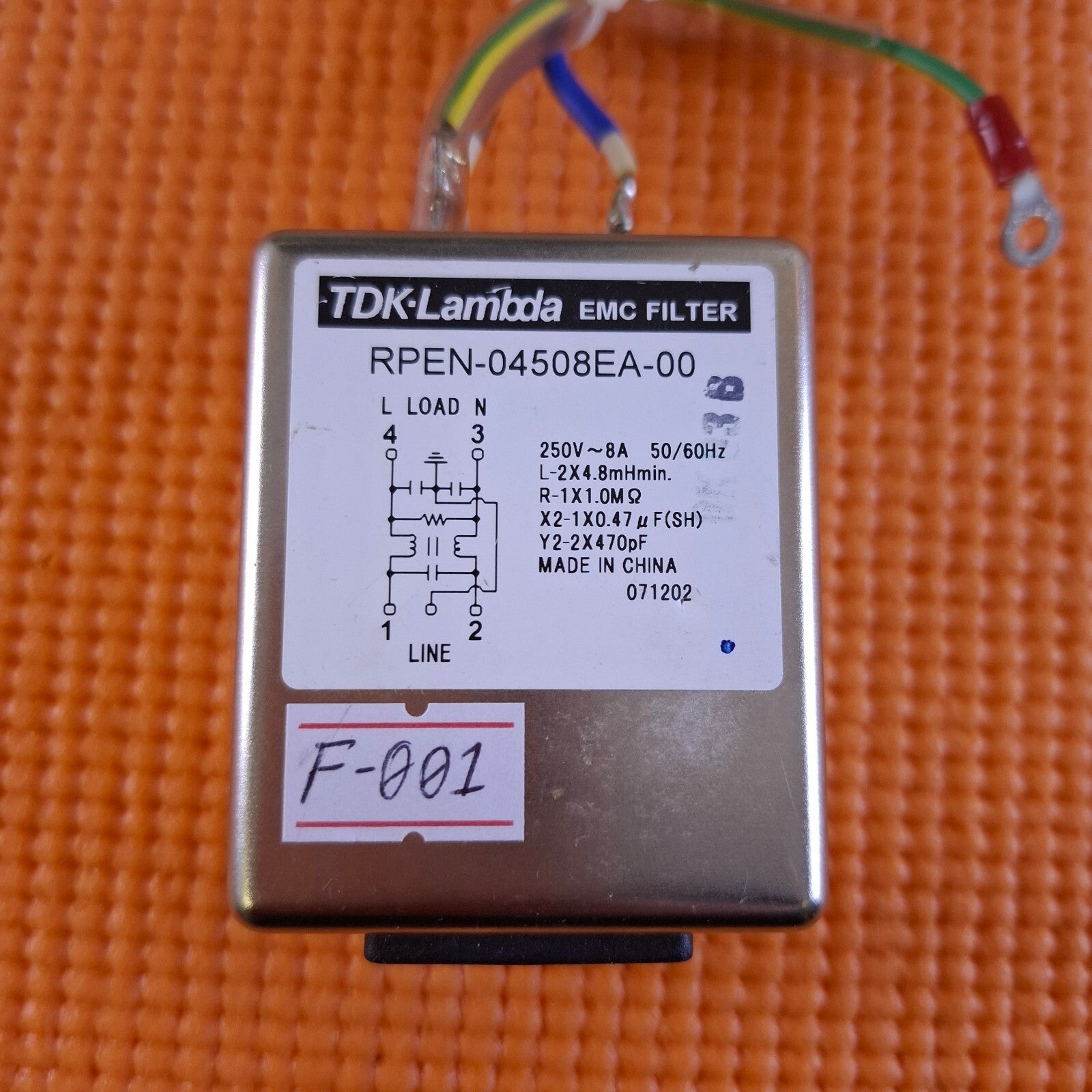 EMC NOISE FILTER PANASONIC TH-50PX70BA TH-42PX70B TH-37PX70BA TV RPEN-04508EA-00