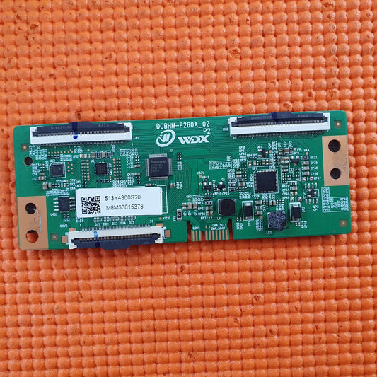 LVDS TCON BOARD FOR JVC LT-43CA790A 43" TV 513Y4300S20 DCBHM-P260A_02 P2