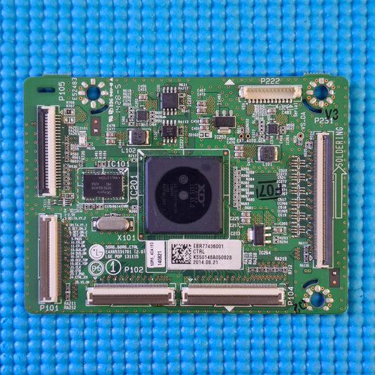 LVDS TCON BOARD FOR LG 50PB5600 50" PLASMA TV EAX65331701 (2.0) EBR77436001