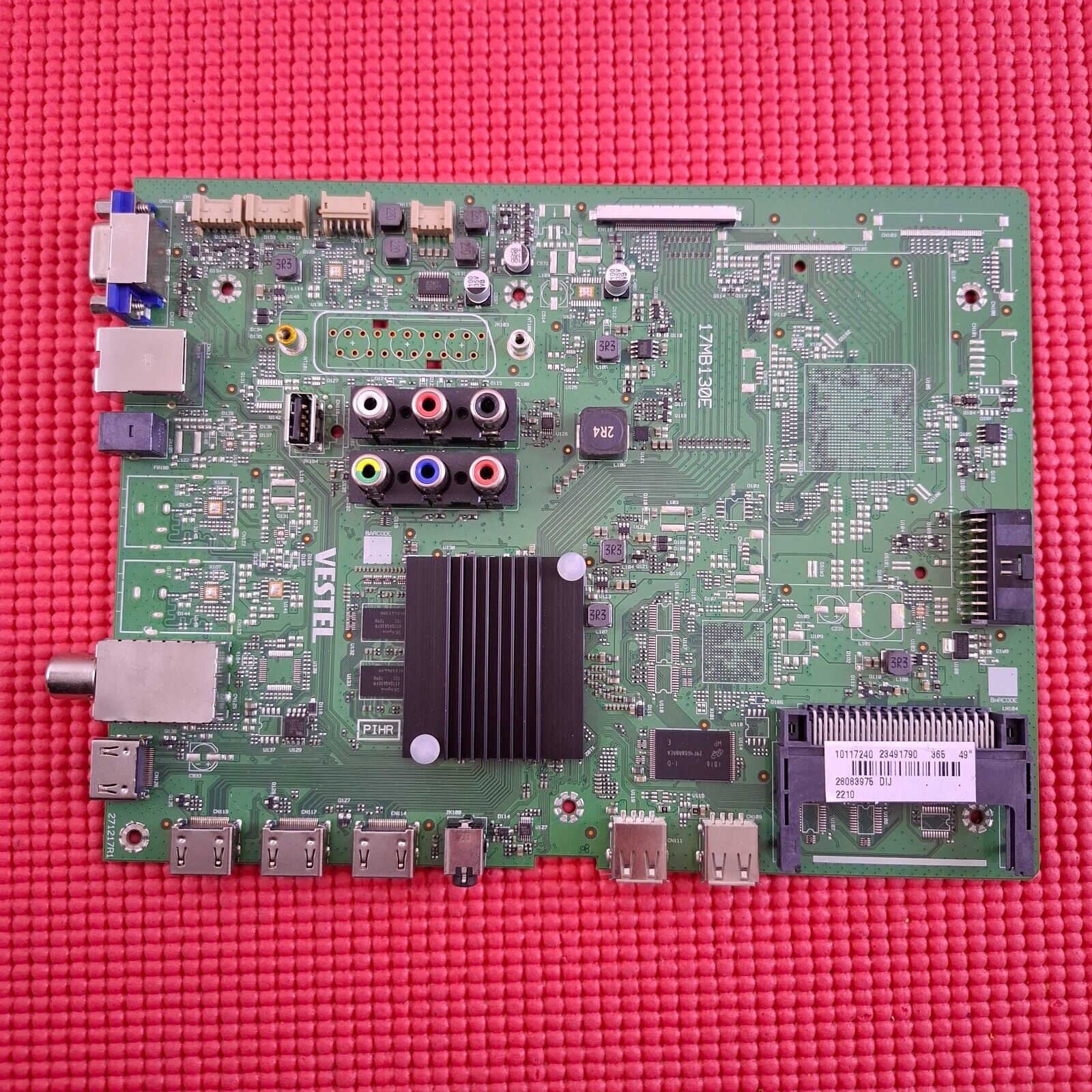 MAIN AV BOARD FOR JVC LT-49C870 49" TV 17MB130E 23491790 SCREEN LSC490FN02-V01