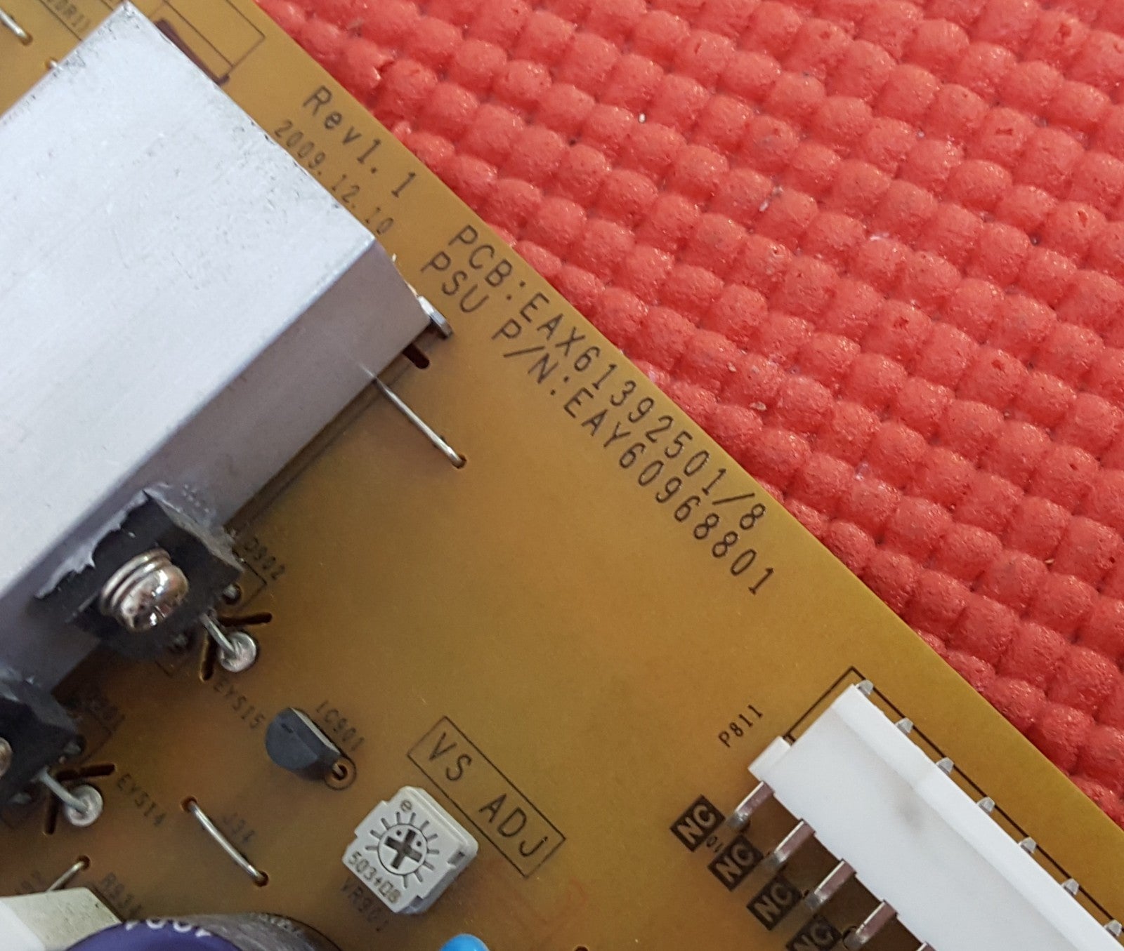 POWER SUPPLY BOARD FOR LG 50PK350 50PK550 50PK590 TV EAX61392501 EAY60968801