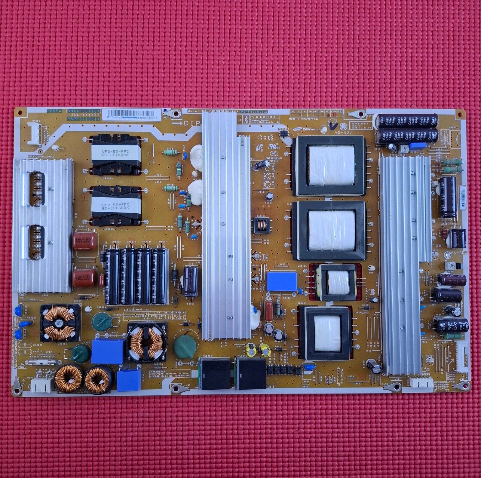 POWER BOARD FOR SAMSUNG PS51D6900DK PS51D8000 TV PB5FA PSPF371501A BN44-00446A