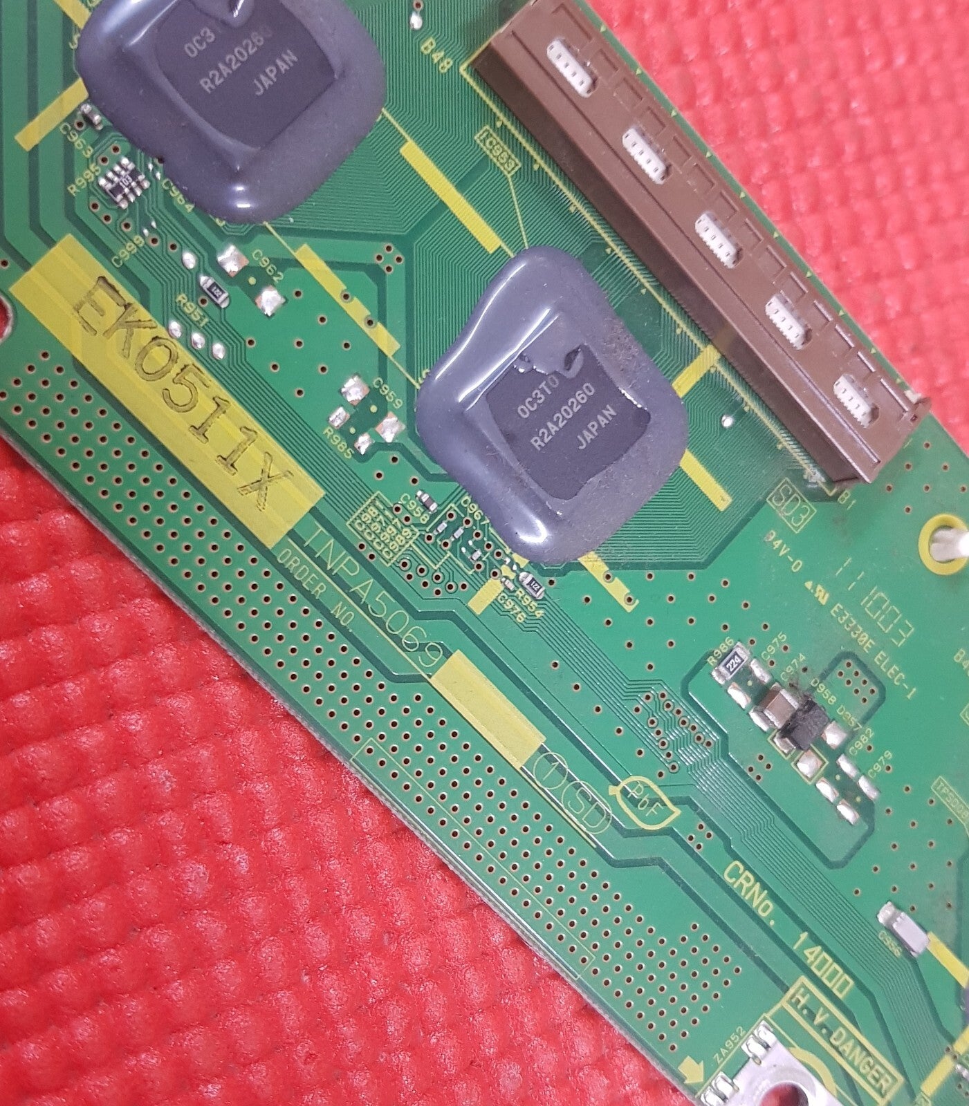 BUFFER BOARD FOR PANASONIC TX-P50X20E TX-50C2B 50" PLASMA TV TNPA5069 1 SD