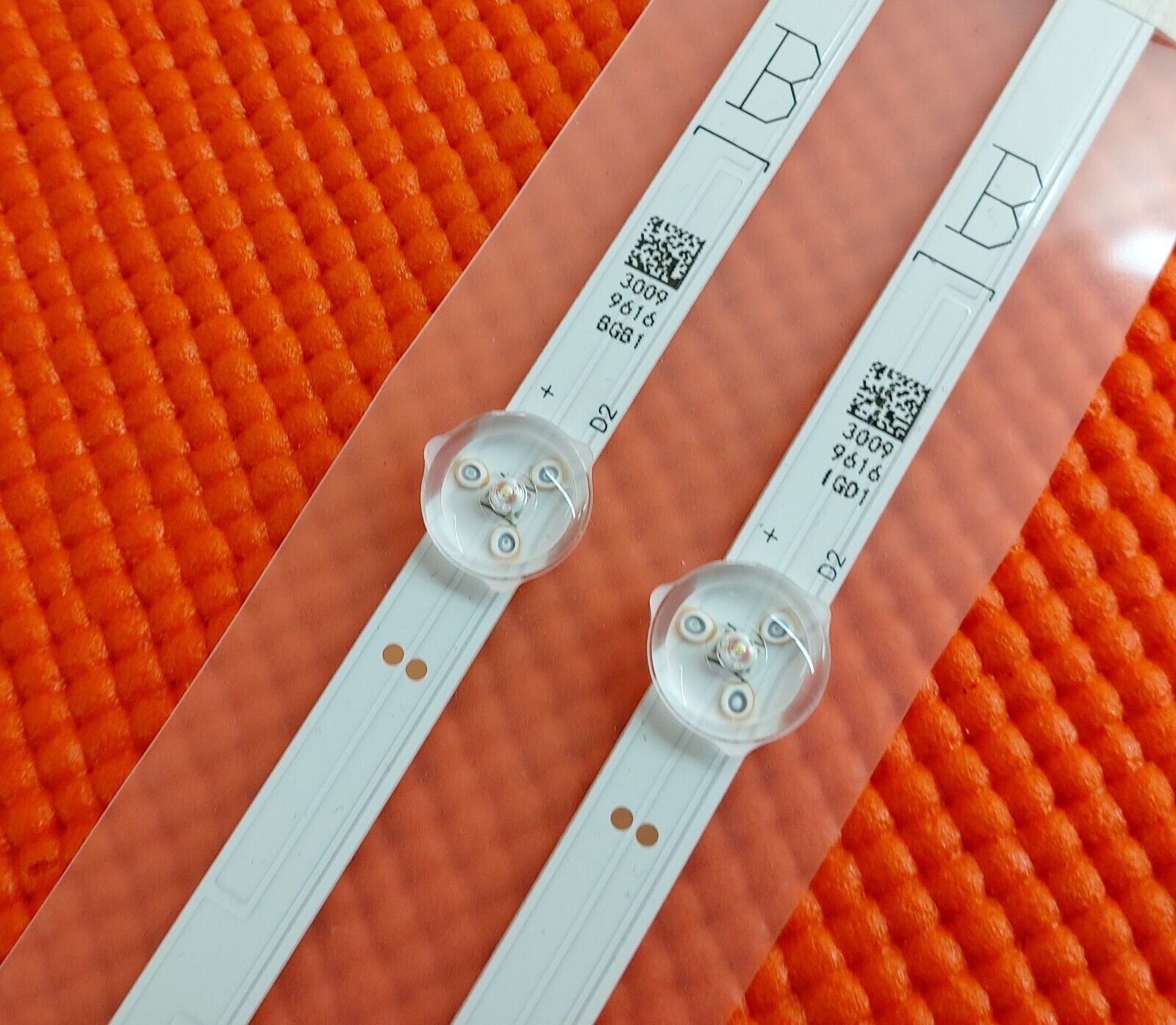 2x BACKLIGHT STRIP FOR 43U5766DB 43U6663DB 43" TV 17DLB43VER3-B 30099616