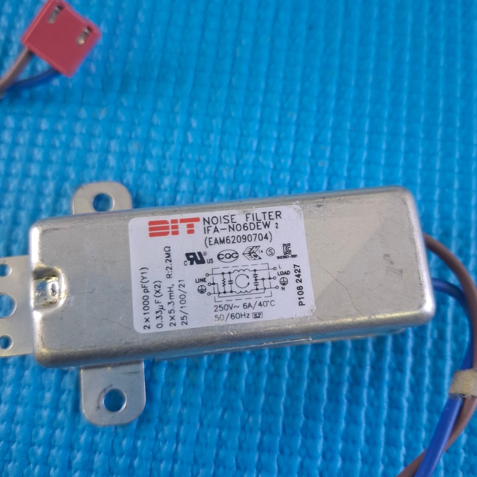 LINE / NOISE FILTER LG 50PT353K 50PV350T 50PZ550T TV IFA-N06DEW EAM62090704