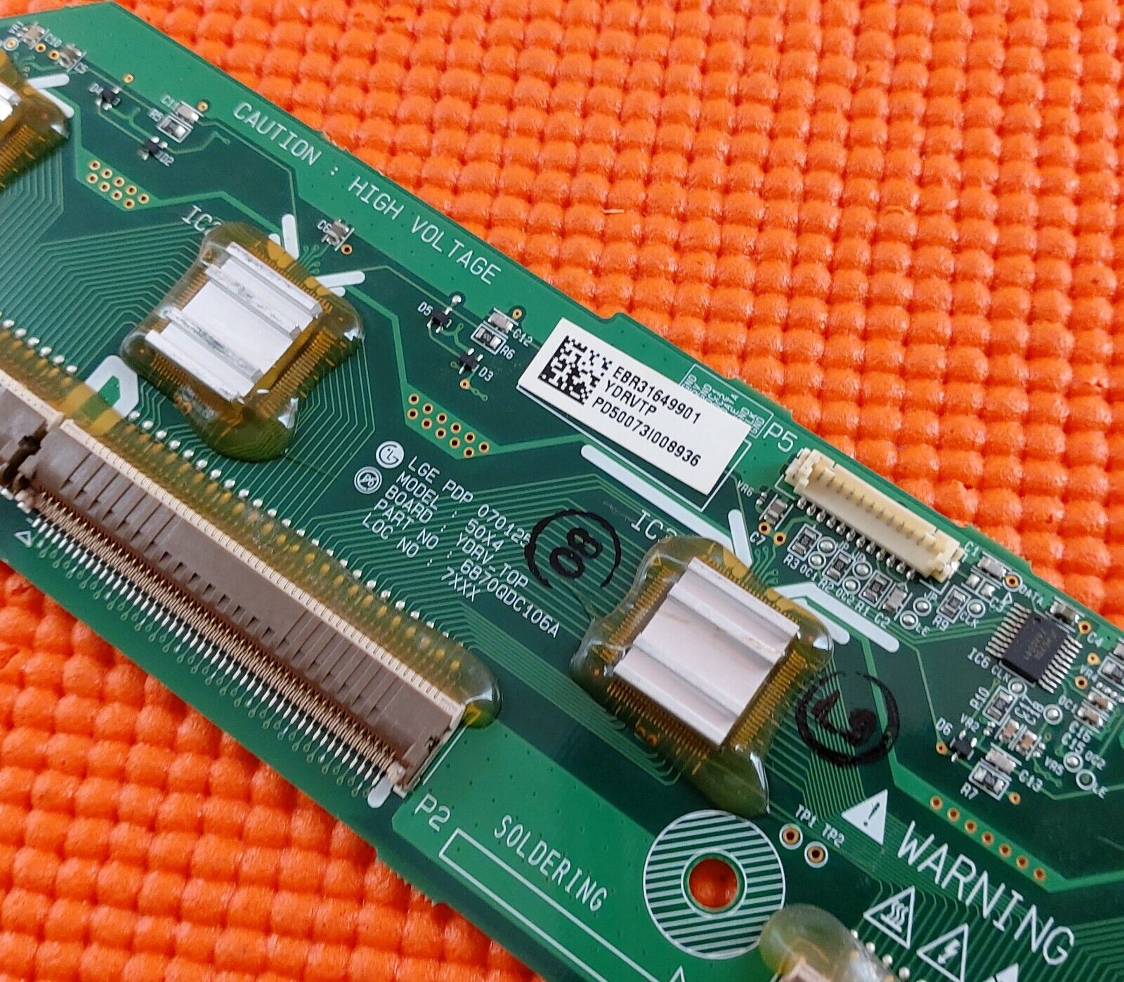 BUFFER BOARD FOR LG 50PC55 50PC56 50" TV 50X4 YDRV_TOP 6870QDC106A EBR31649901