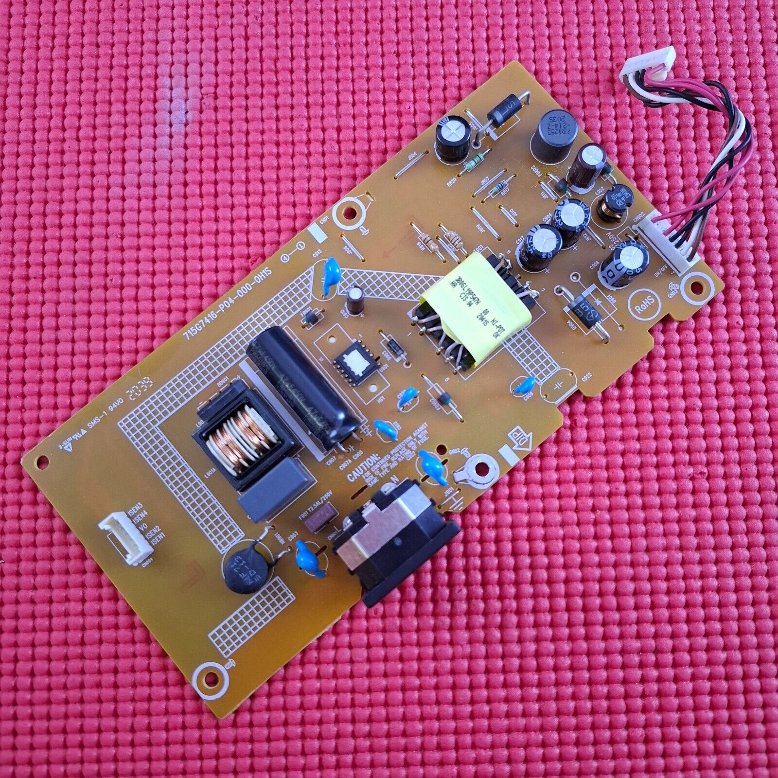 POWER SUPPLY BOARD FOR DELL SE2416H MONITOR 715G7416-P04-000-0H1S
