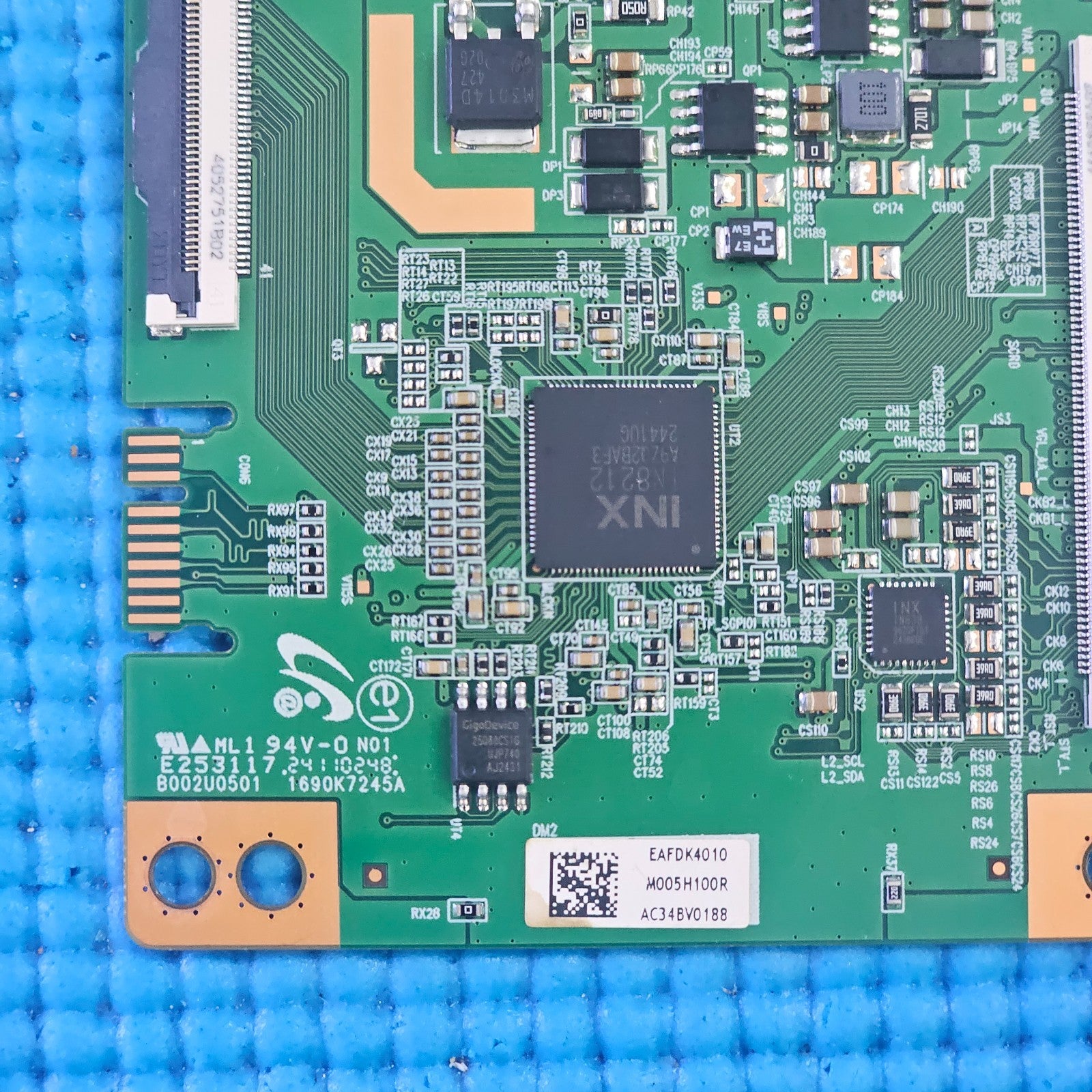 LVDS TCON BOARD FOR TCL 50C805K 50" TV EAFDK4010 M005H100R AC34BV0188 E253117
