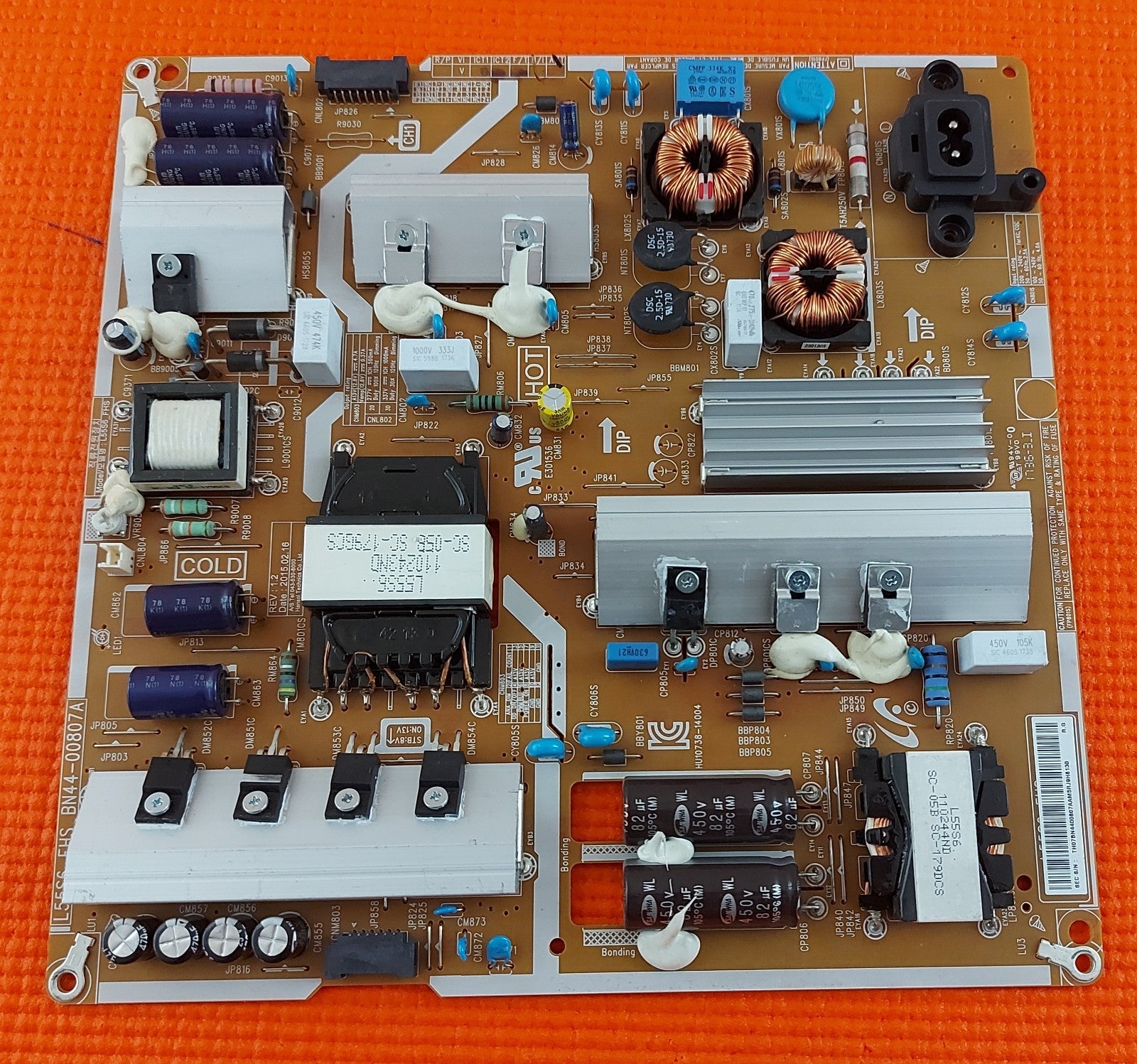 PSU FOR UE55MU6220K UE55KU6100 UE55KU6172 UE55MU6120 UE55MU6220 TV BN44-00807A