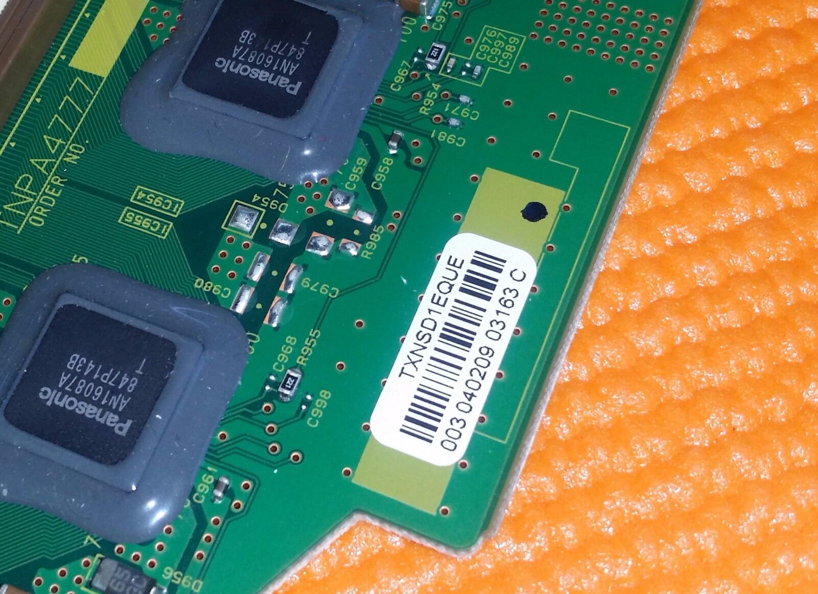 BUFFER BOARD FOR PANASONIC TX-P42X10B 42" PLASMS TV TNPA4777 1 SD TXNSD1EQUE