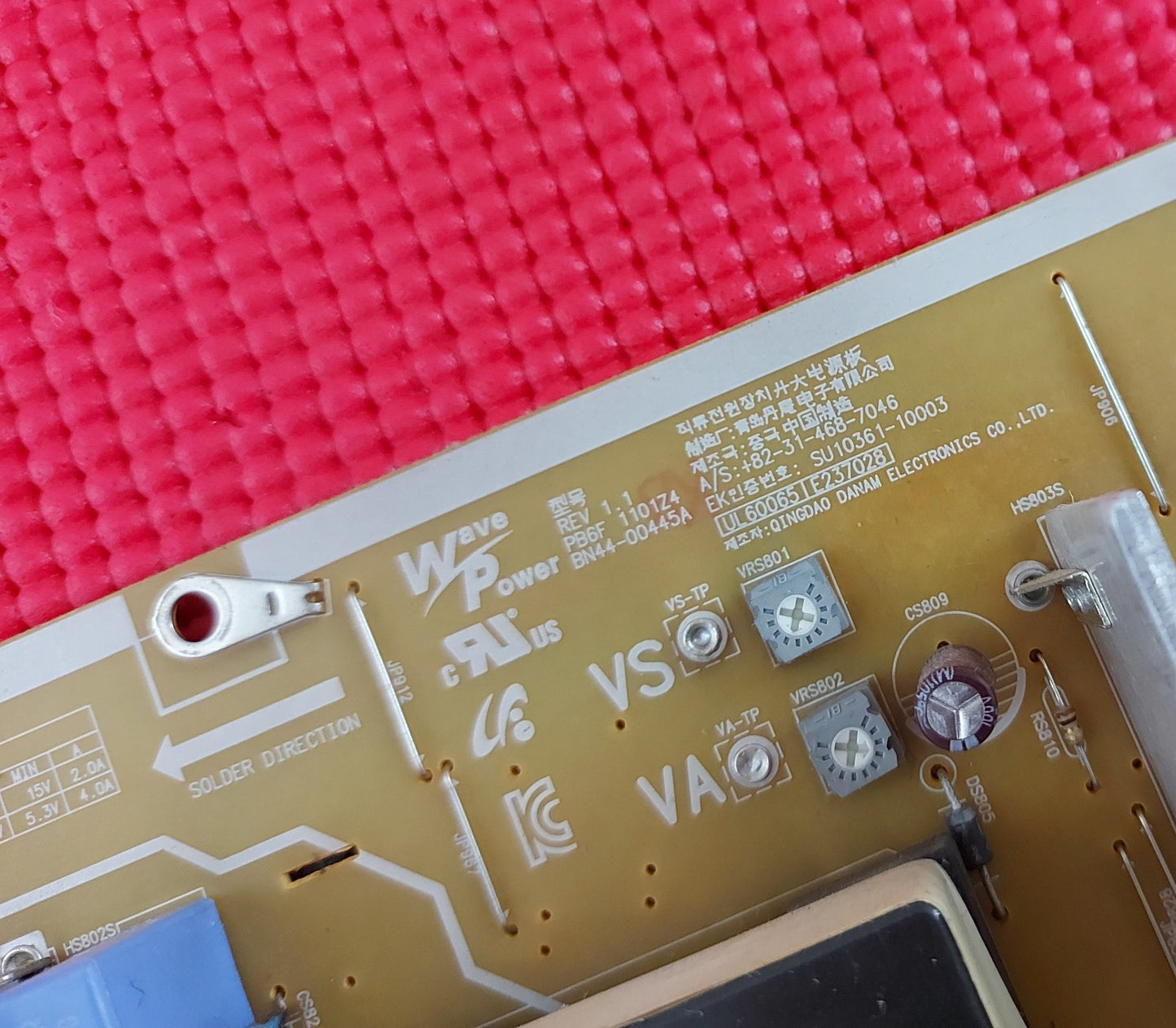 POWER SUPPLY BOARD PSU FOR SAMSUNG PS59D550C1K PS64D550C1F PLASMA TV BN44-00445A