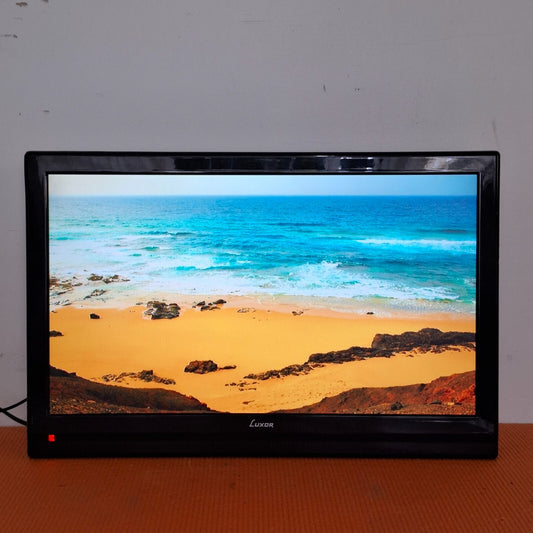 LUXOR V22LCDDVDHD 22" HD Ready LCD TV HDMI USB FREEVIEW - BLACK