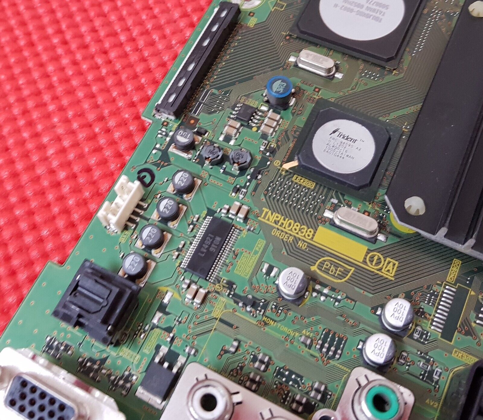 MAIN AV BOARD FOR PANASONIC TX-P42G20B 42" PLASMA TV TNPH0838 1 A TXNA1LGUB 1