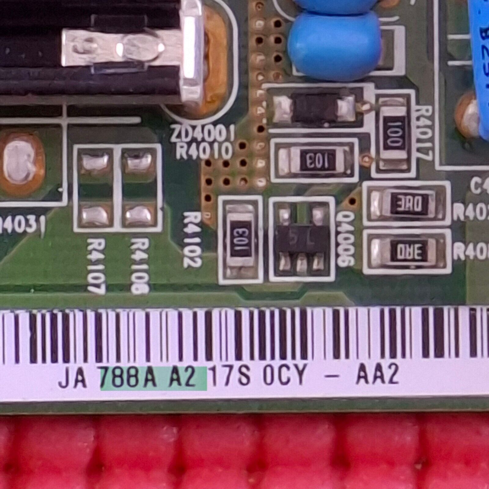 XSUS BOARD FOR SAMSUNG PS64D8000FU 64" PLASMA TV LJ41-09452A LJ92-01788A AA2