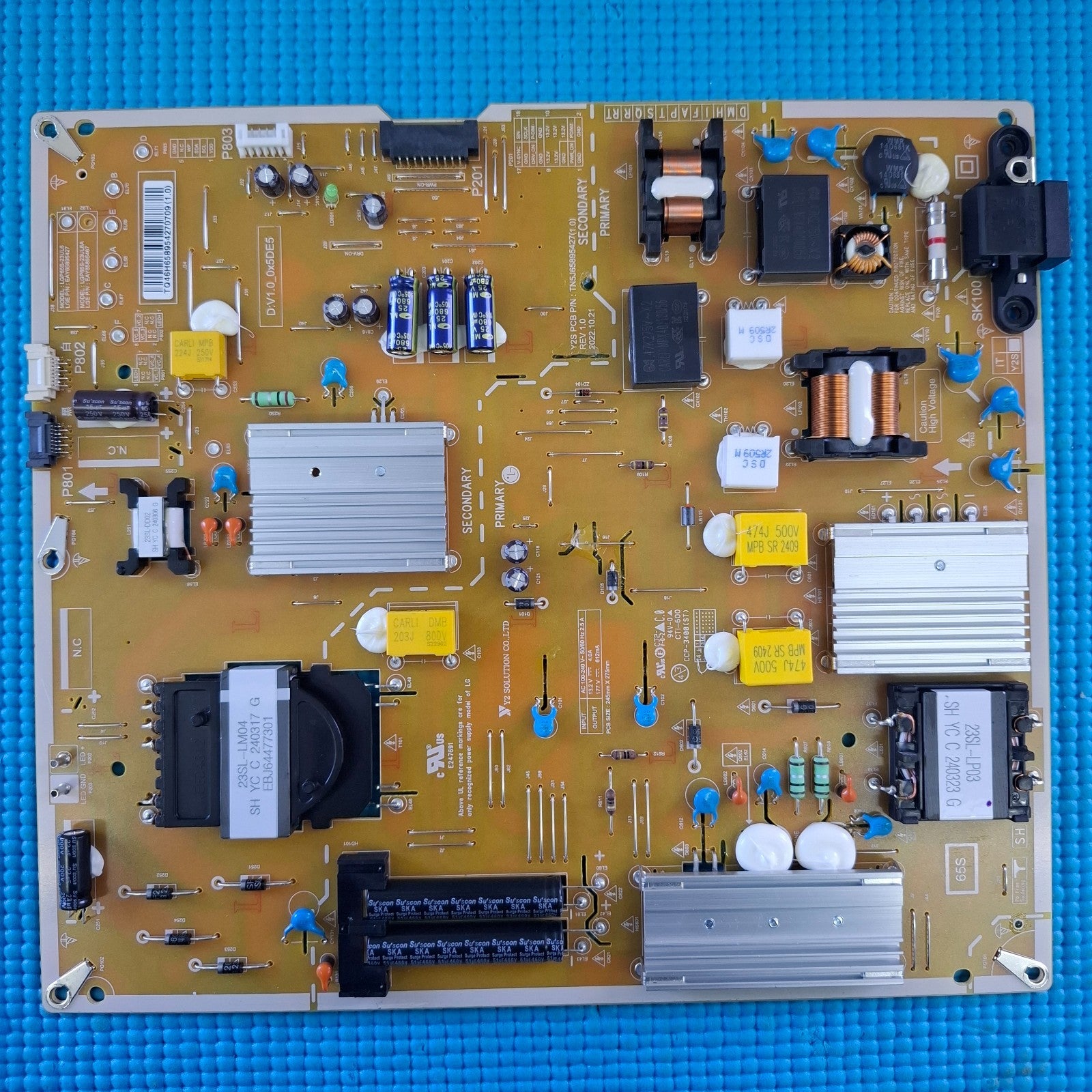 POWER SUPPLY BOARD FOR LG 65QNED87T6B 65" QNED 4K TV LG65S-23UL6 EAY65895427