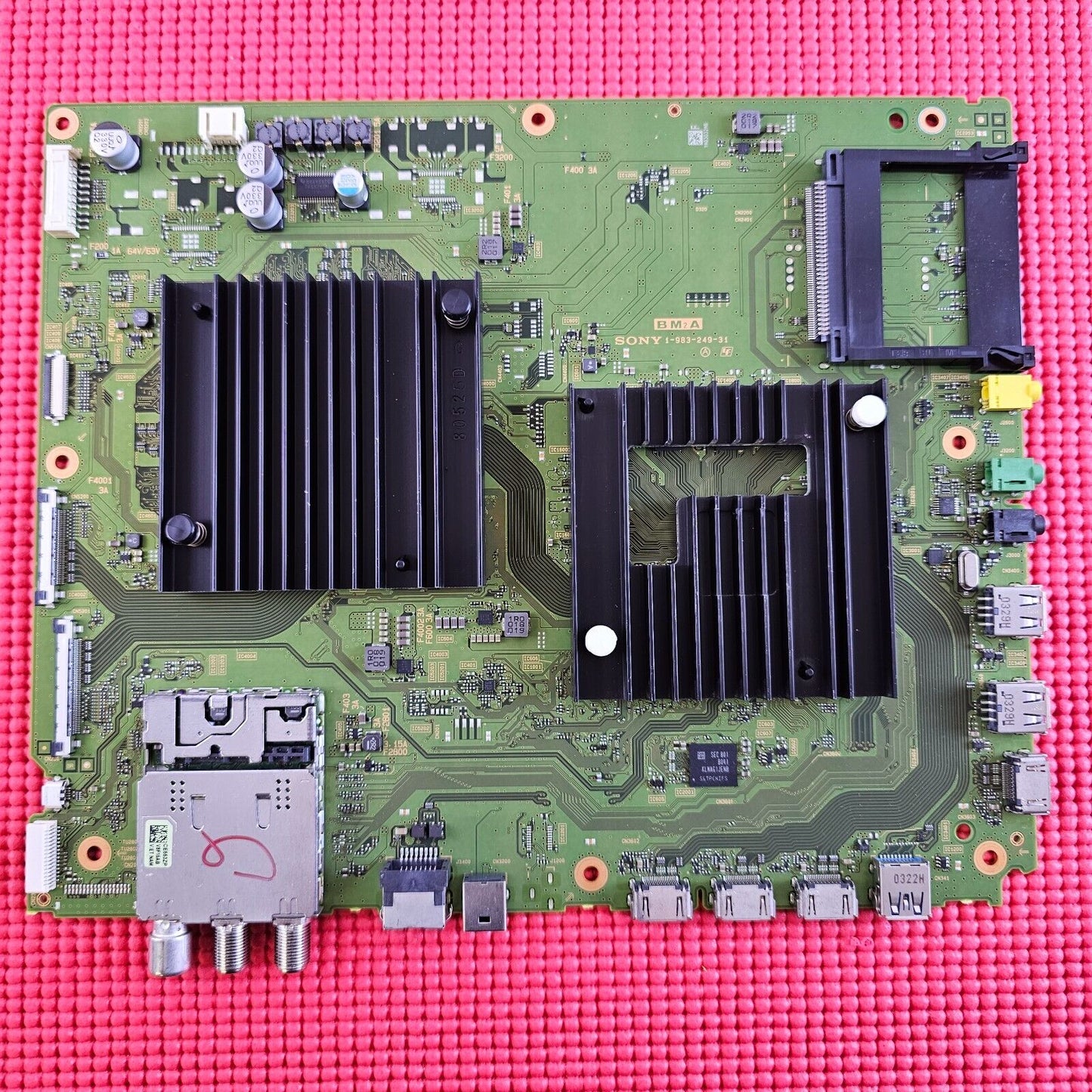 MAIN BOARD SONY KD-49XF9005 49" TV 1-983-249-31 YA03032AB SCREEN LSY490FF01