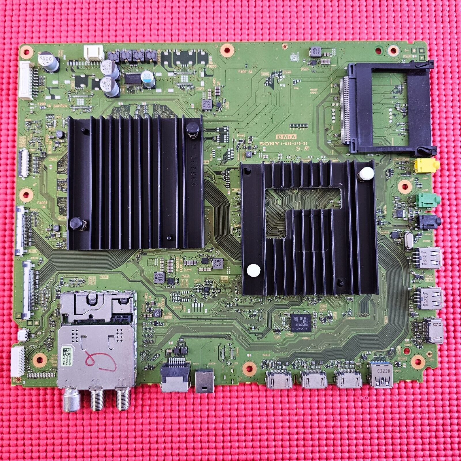 MAIN BOARD SONY KD-49XF9005 49" TV 1-983-249-31 YA03032AB SCREEN LSY490FF01