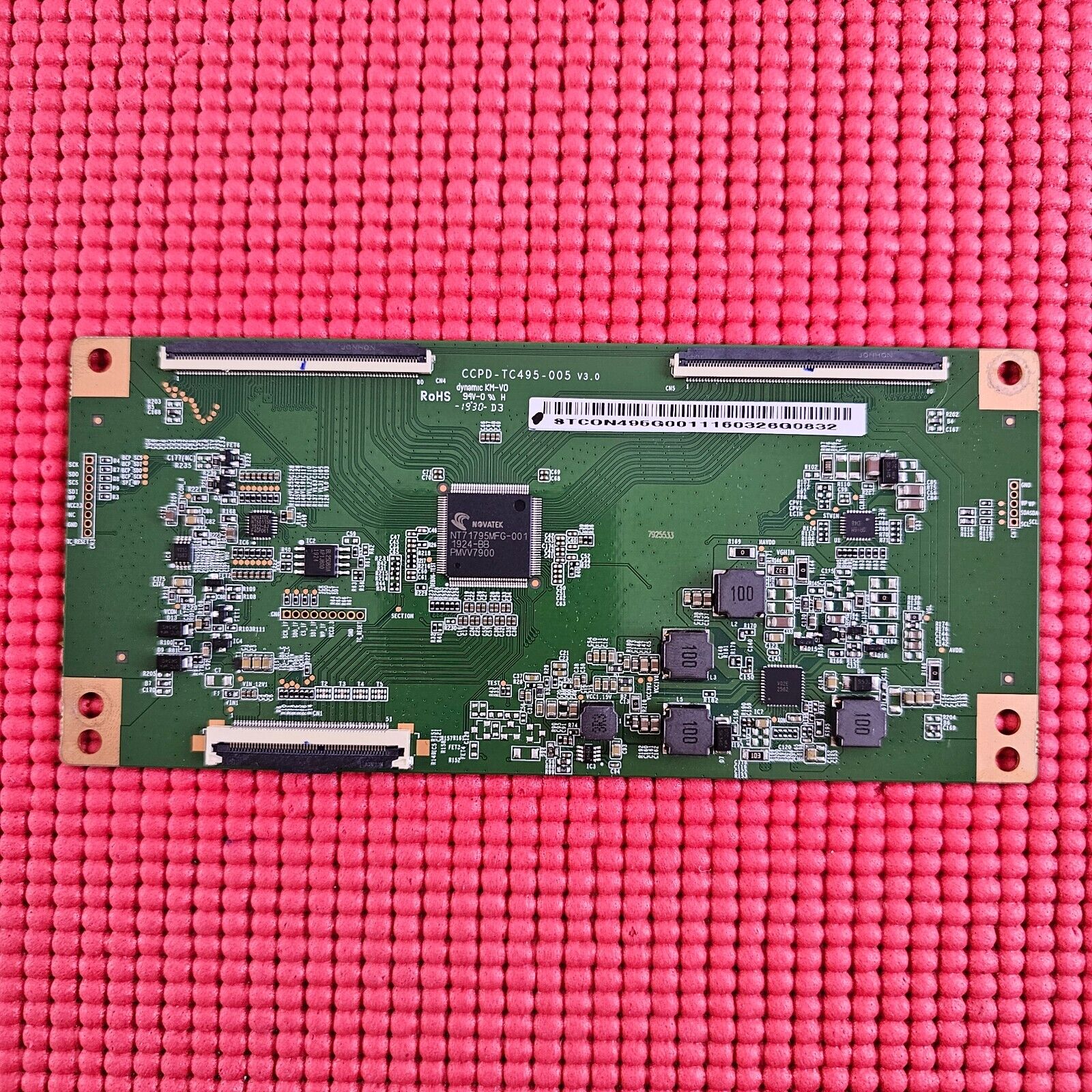 TCON BOARD FOR JVC LT-50CA890 LT-50MAW595 TV CCPD-TC495-005 V3.0 STCON495C001