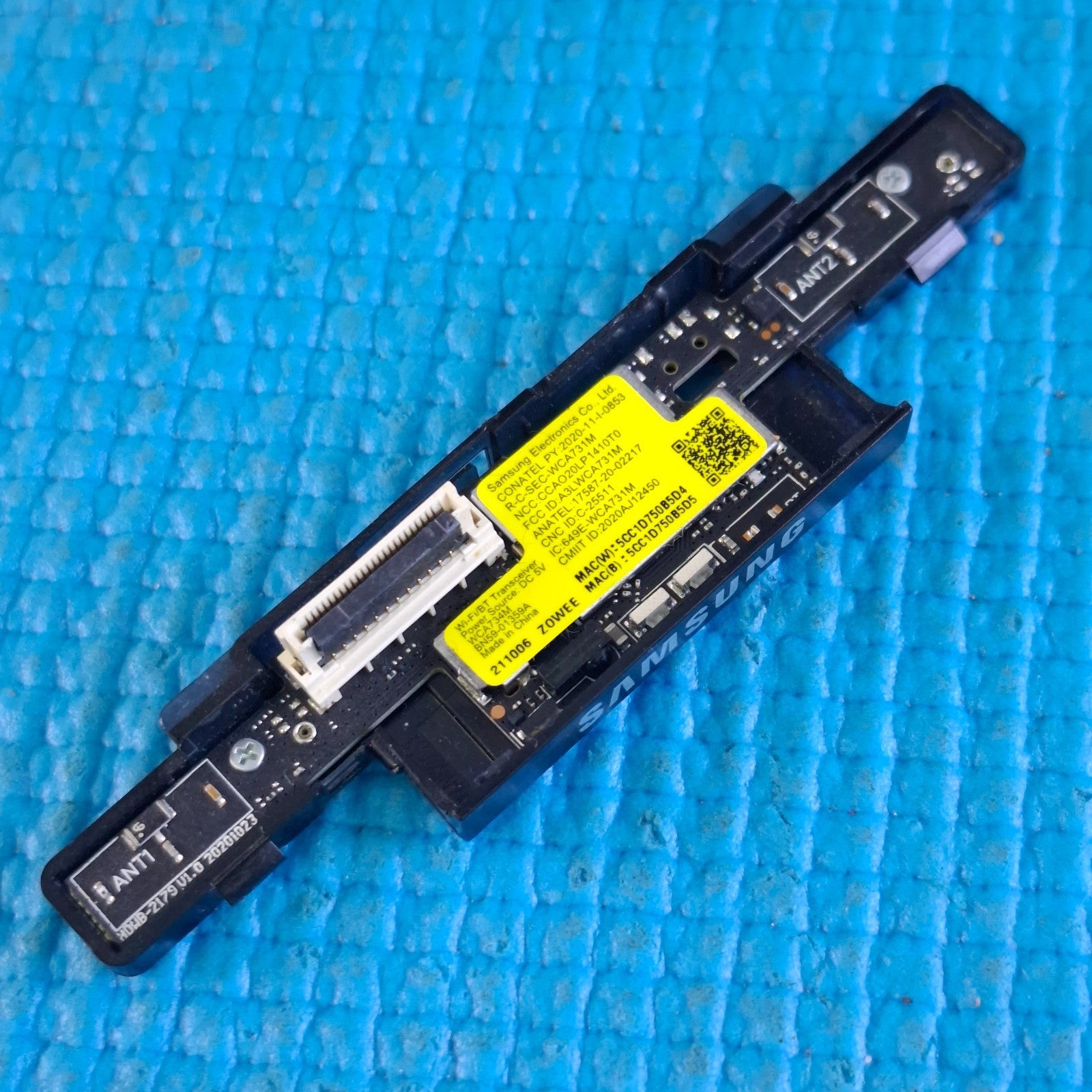 BUTTON WIFI IR SENSOR SAMSUNG UE75AU9007K UE55AU8000K QE50Q60AAU TV BN59-01359A