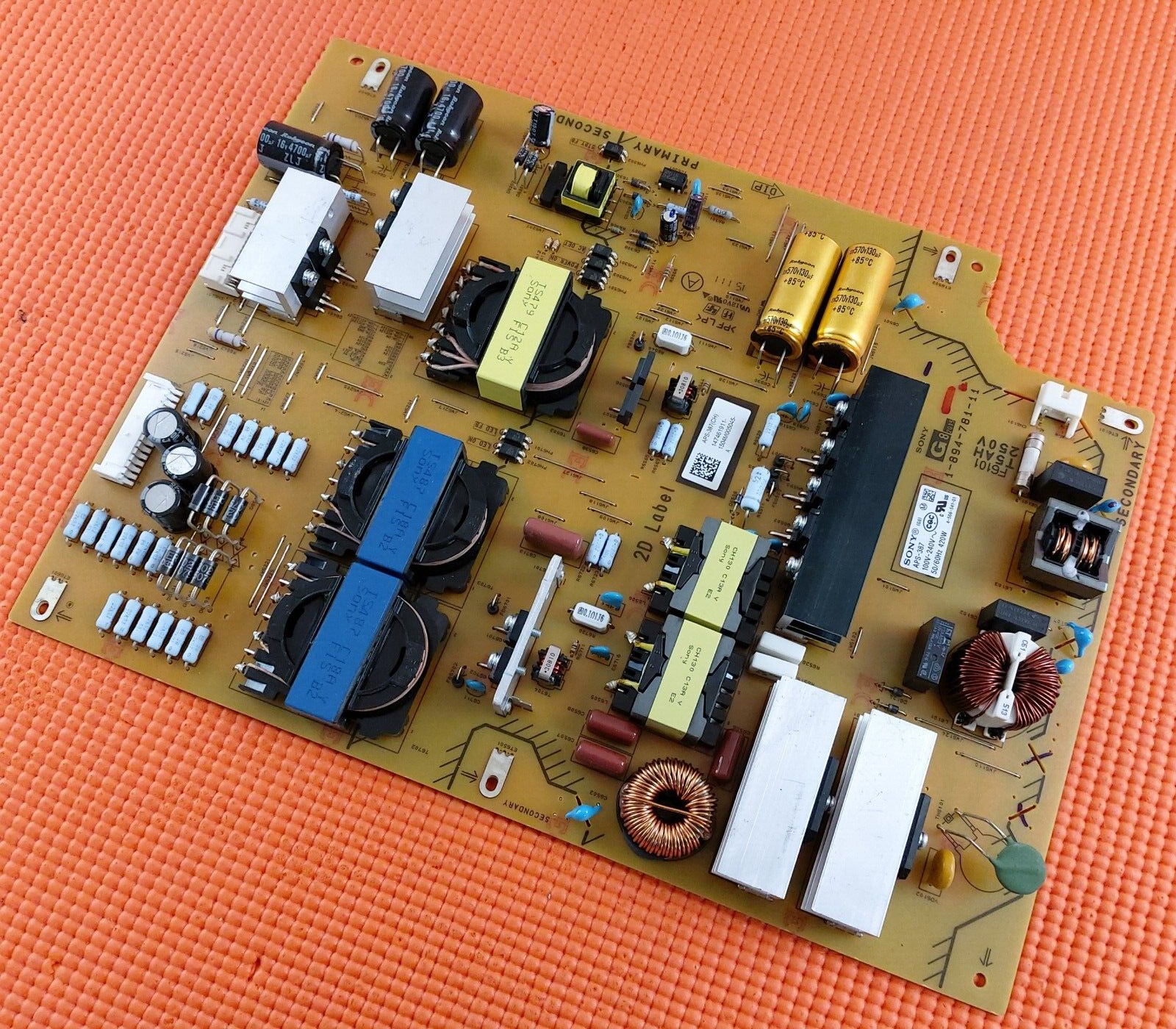 POWER SUPPLY BOARD FOR SONY KD-65S8505C 65" TV 1-894-781-11 APS 387 147461911