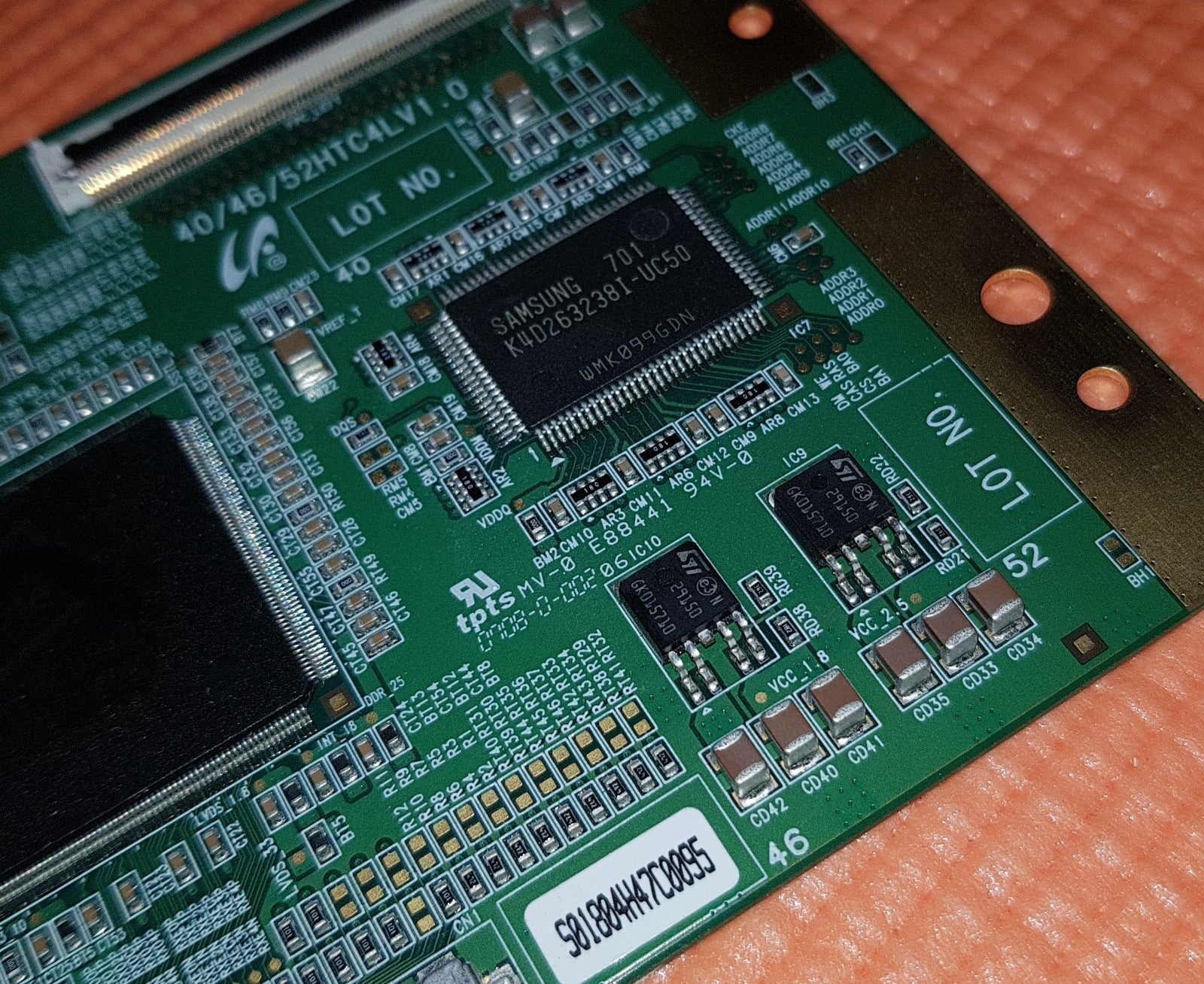 TCON LVDS BOARD FOR SAMSUNG LE46M86BDX TV 46HTC4LV1.0 LJ94-01804H