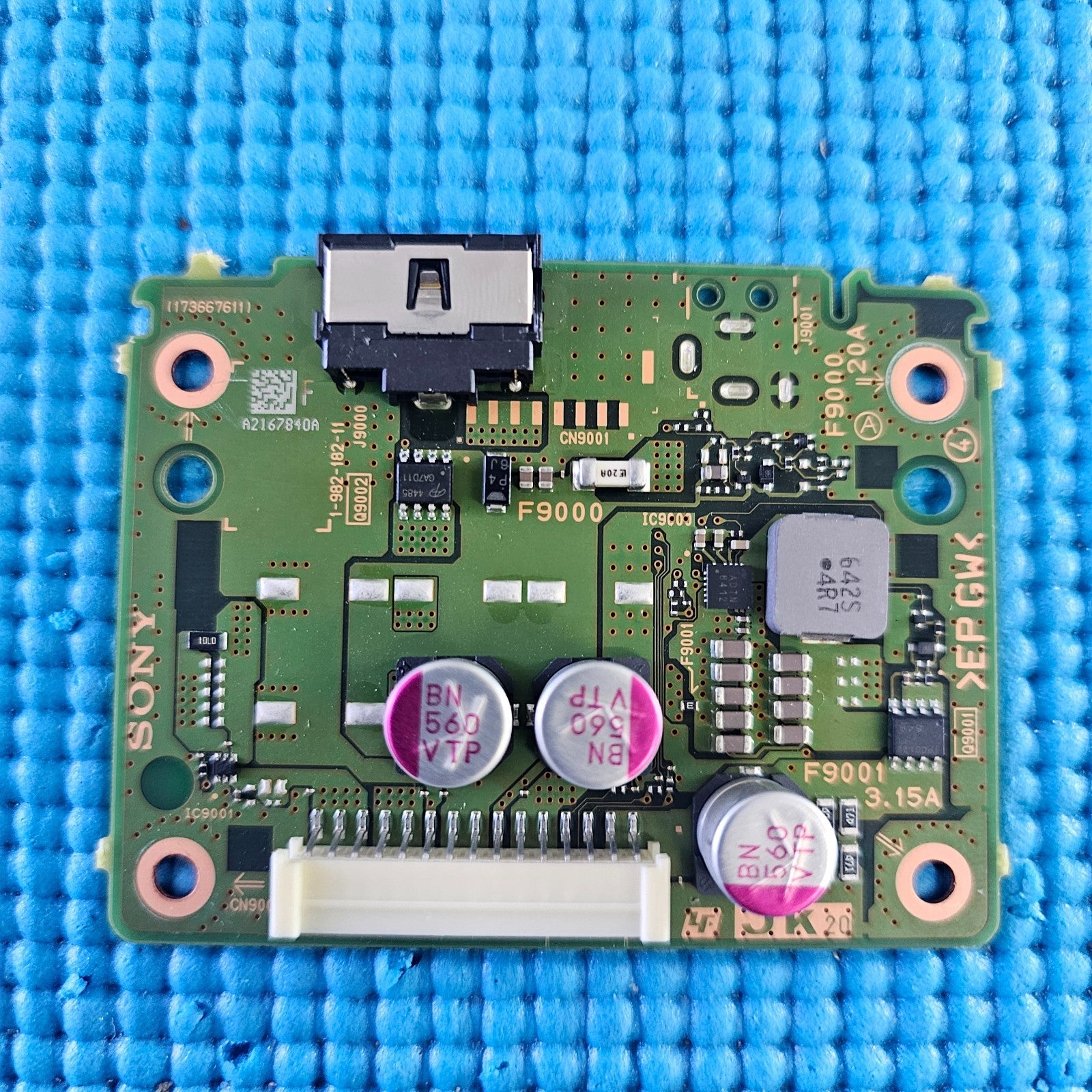 DC INPUT BOARD FOR SONY KD-55XE9305 TV A2167840A 1-982-182-11