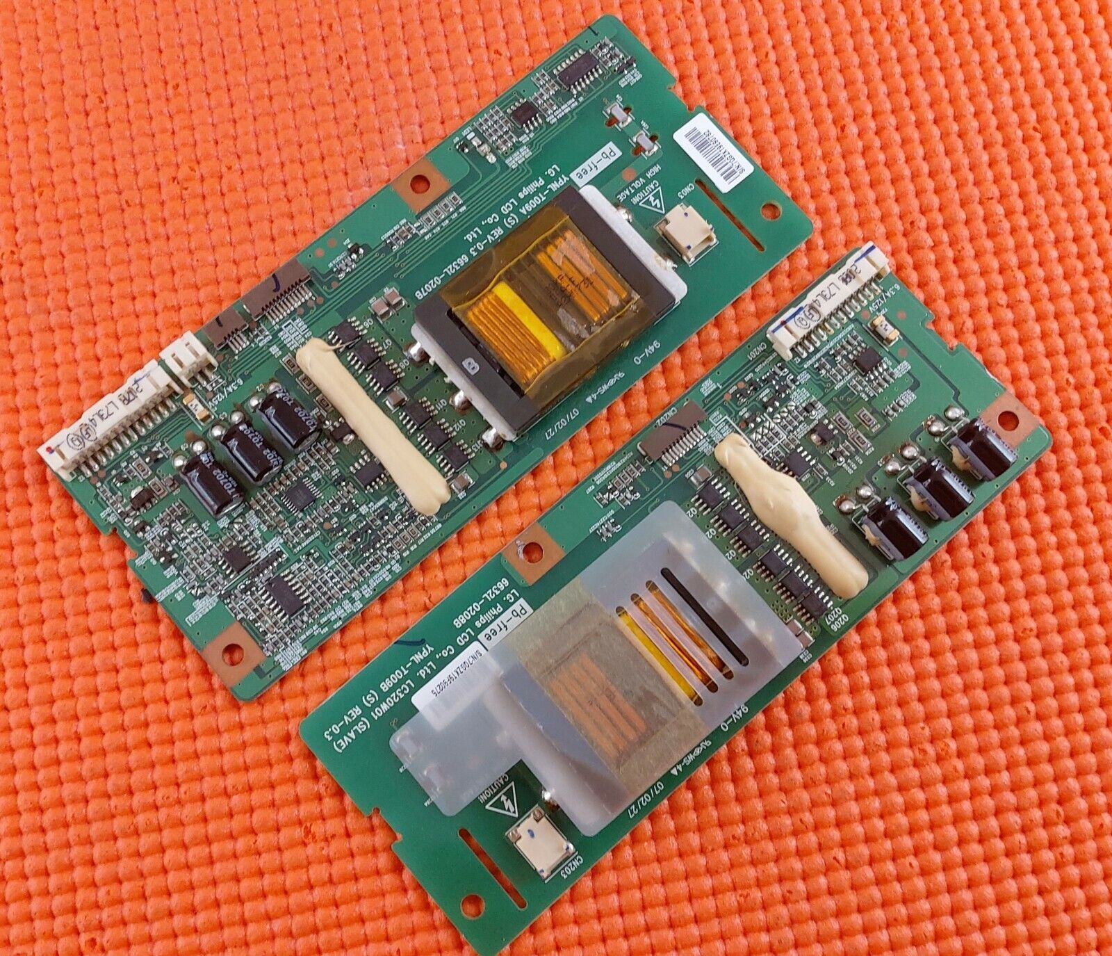 INVERTER FOR LG 32LX2R 32LC2D 32" LCD TV 6632L-0207B SLAVE 6632L-0208B MASTER