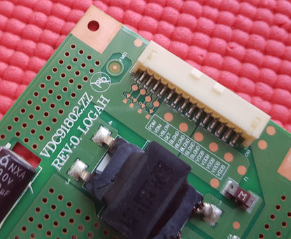 INVERTER LED DRIVER BOARD FOR POLAROID P32LED12 32" TV VDC91802.ZZ REV0