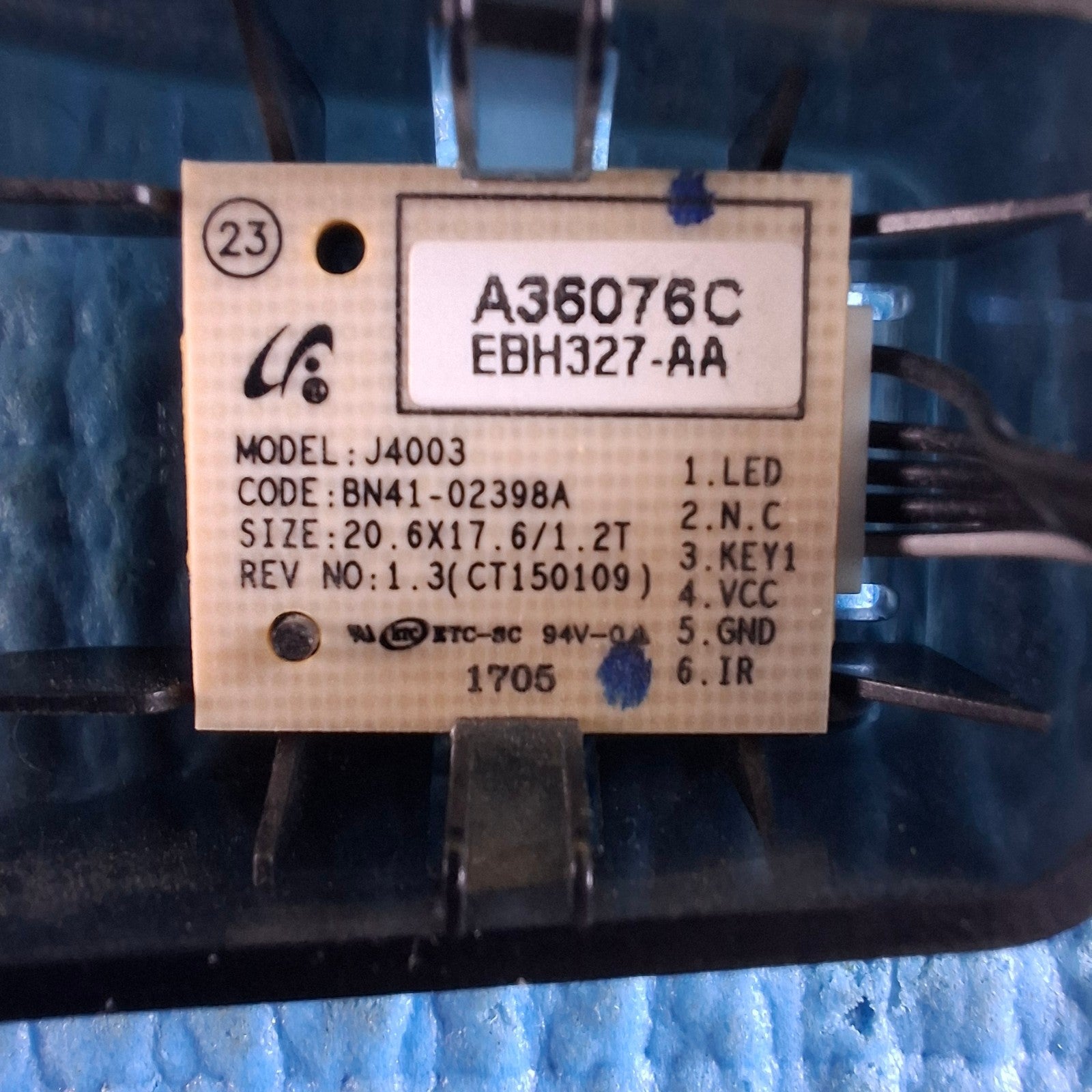 BUTTON UNIT FOR UE32J4500AK UE32J5200AK HG32ED450SW 32" TV BN96-36076C (A36076C)