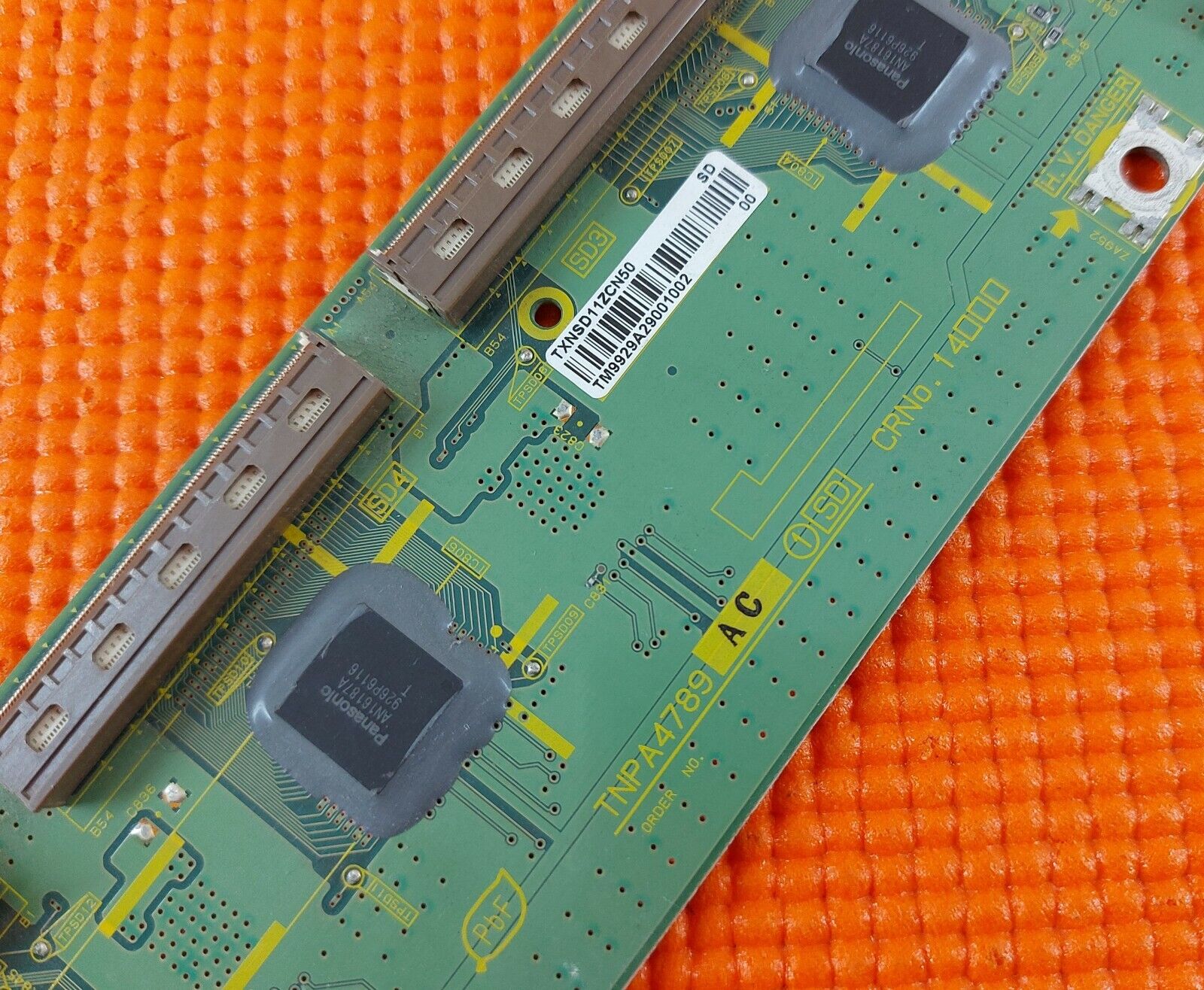  BUFFER BOARD PANASONIC TX-P50U10B TX-P50S10B TV TXNSD11ZCN50 TNPA4789 AC 1 SD