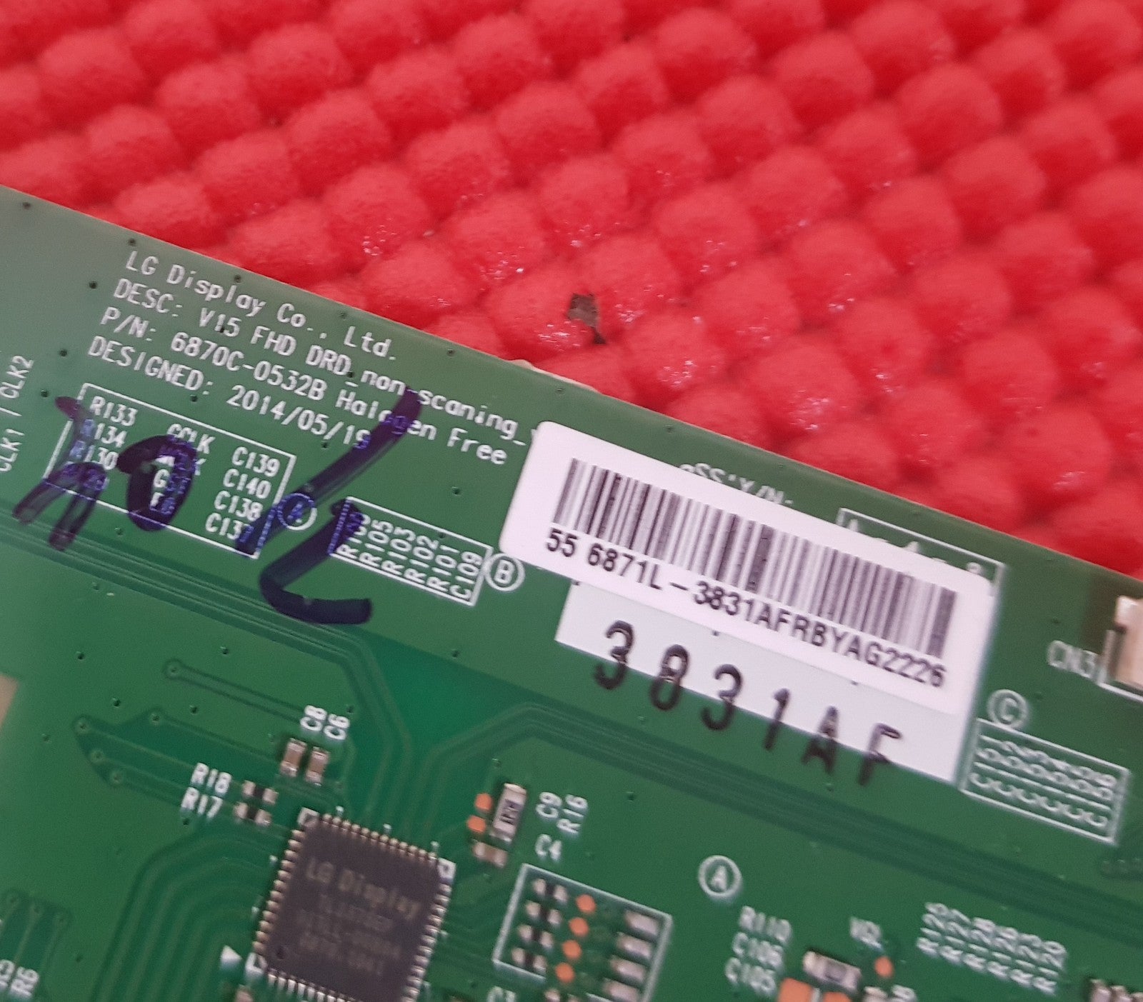 LVDS FOR JVC LT-55C550 LUXOR LUX015500301 55HB6T72U TV 6870C-0532B 6871L-3831A