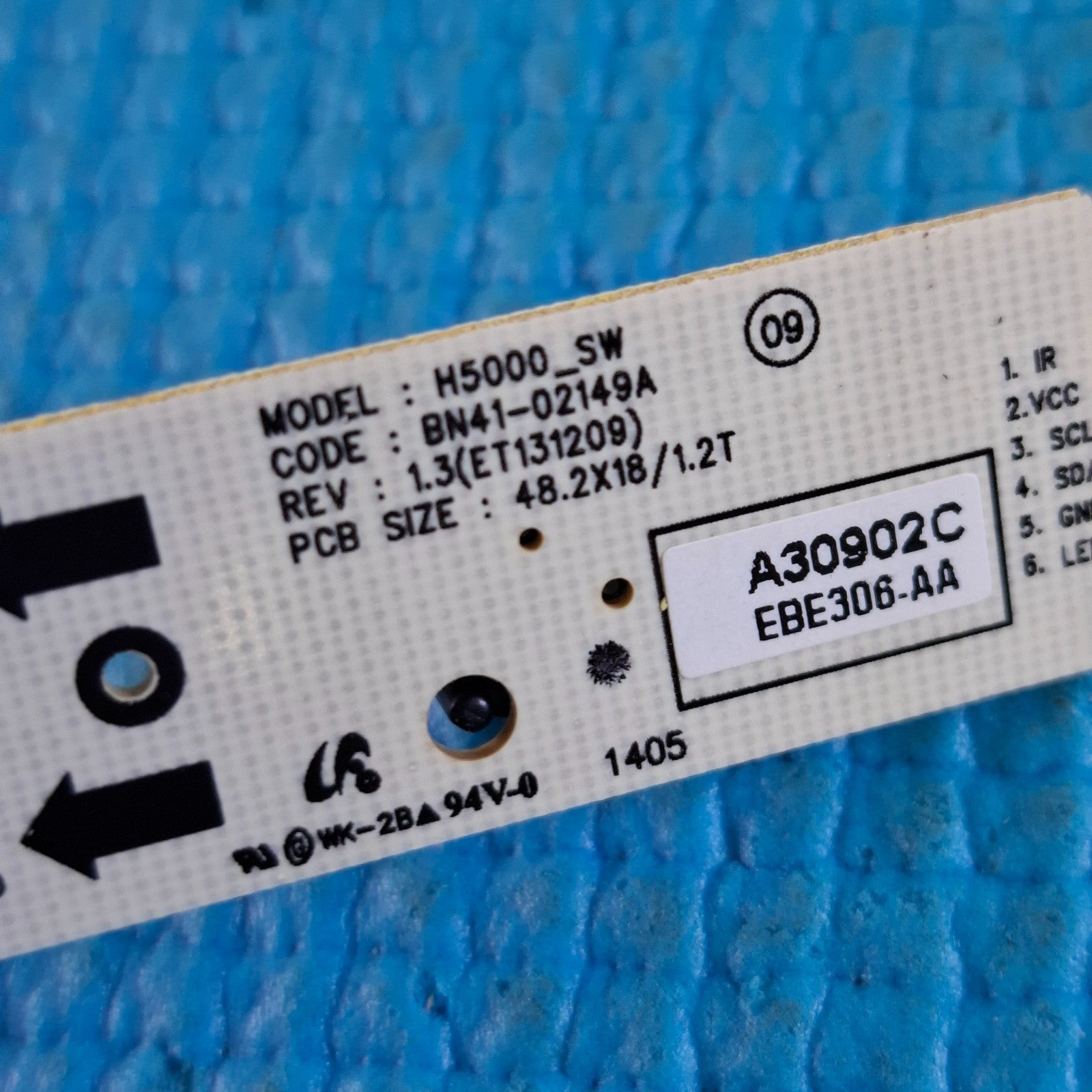 BUTTON IR SENSOR FOR SAMSUNG UE40H6400AK UE50H5500AK TV BN96-30902C, H, M, Y