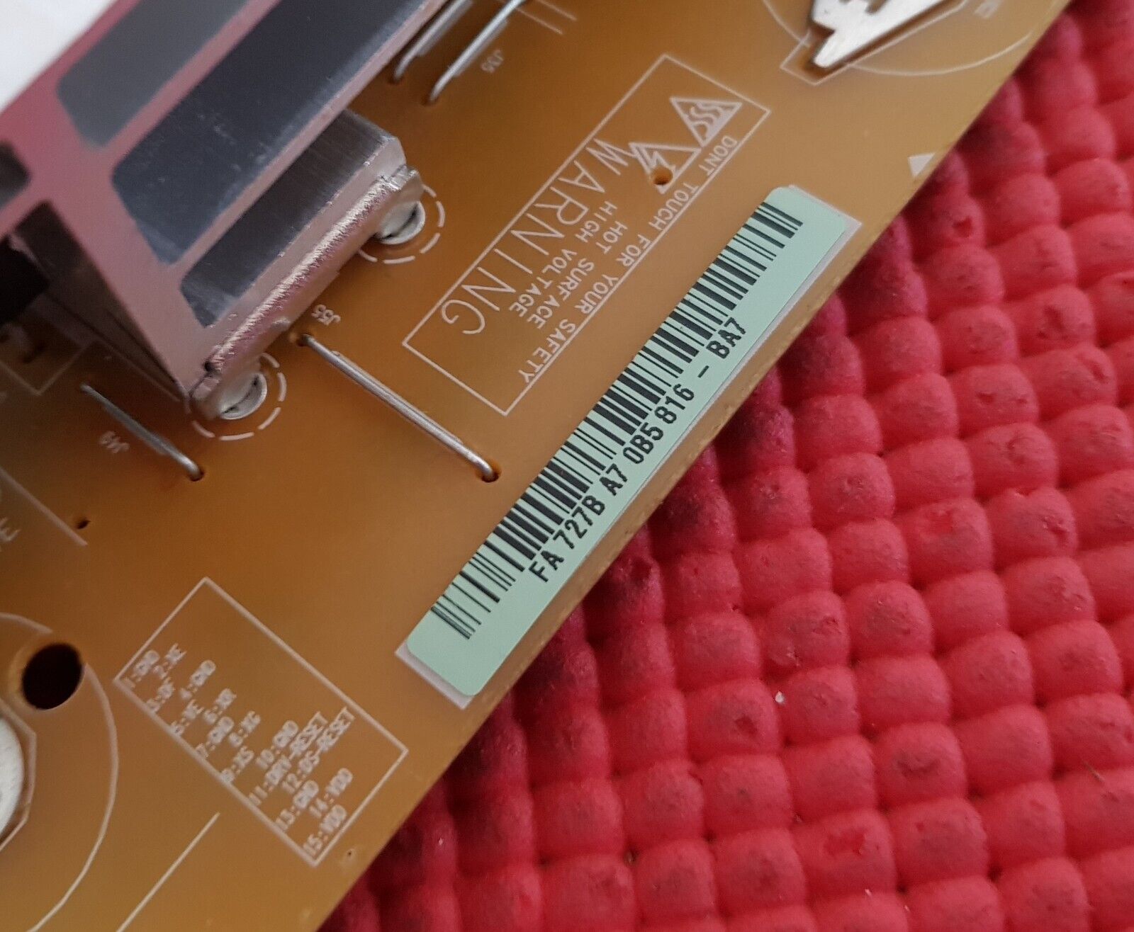XSUS BOARD FOR SAMSUNG PS50C490B3W PS50C450B1W PLASMA TV LJ41-08457A LJ92-01727A