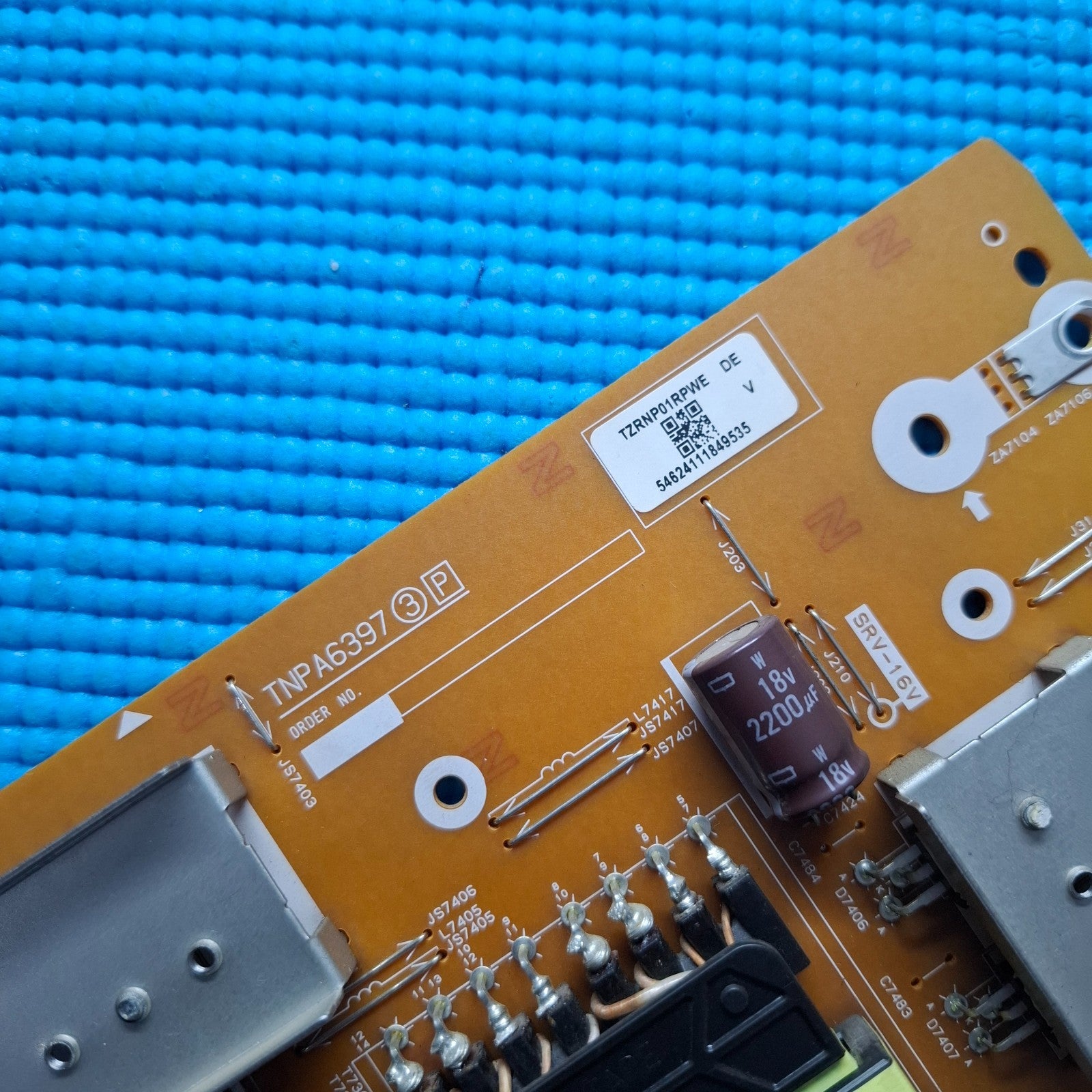 POWER SUPPLY BOARD FOR PANASONIC TX-43FX650B 43" TV TZRNP01RPWE TNPA6397 2 P