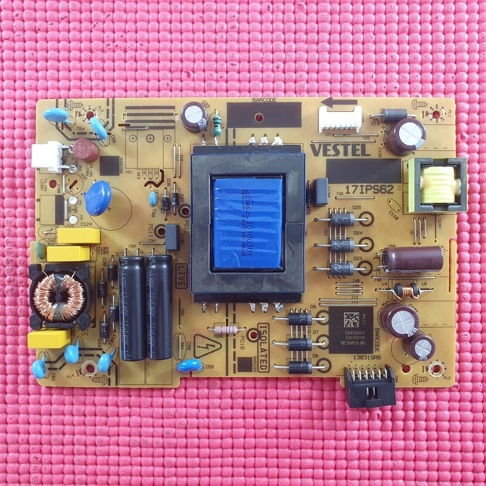 POWER BOARD FOR TECHWOOD 49AO9FHD POLAROID P49FP0118A 17IPS62 23619795
