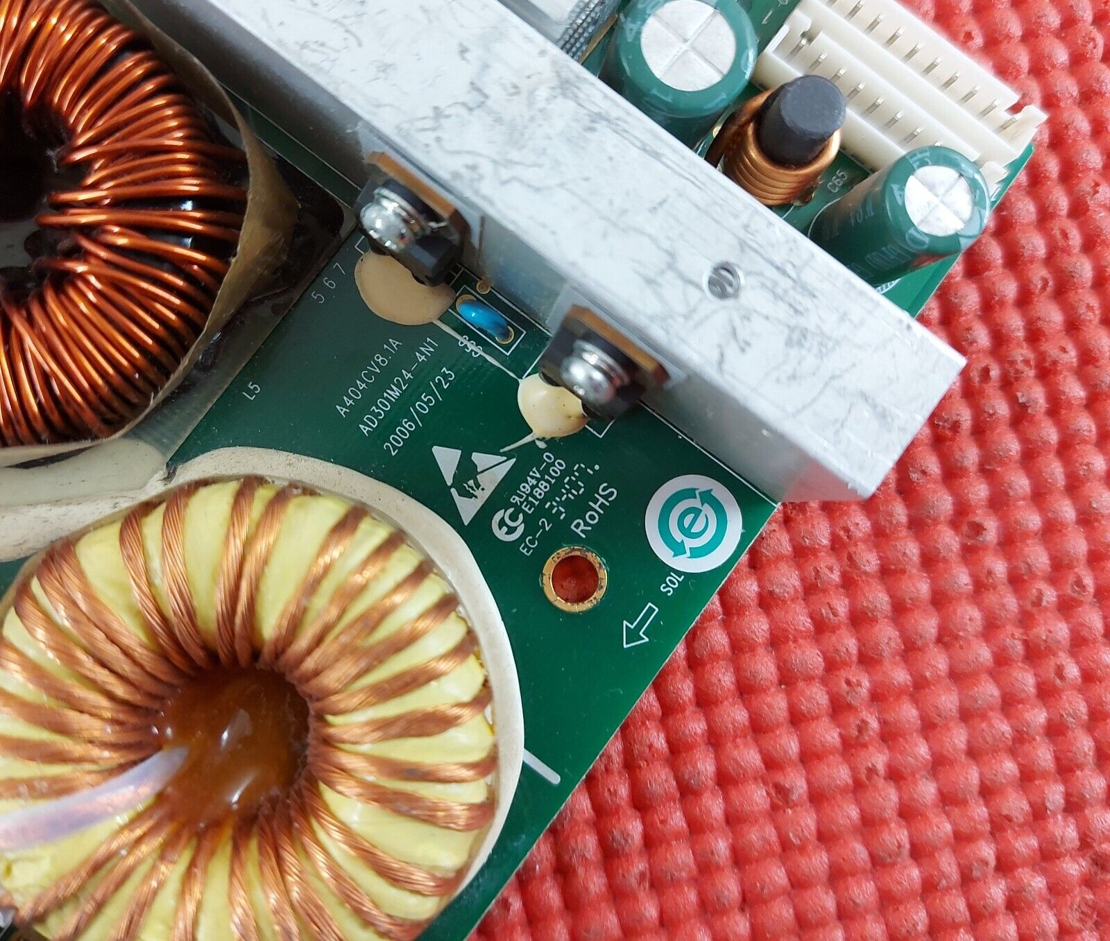 POWER SUPPLY BOARD FOR BAIRD X42DTV X37DTV TV AD301M24-4N1 A404CV8 1A