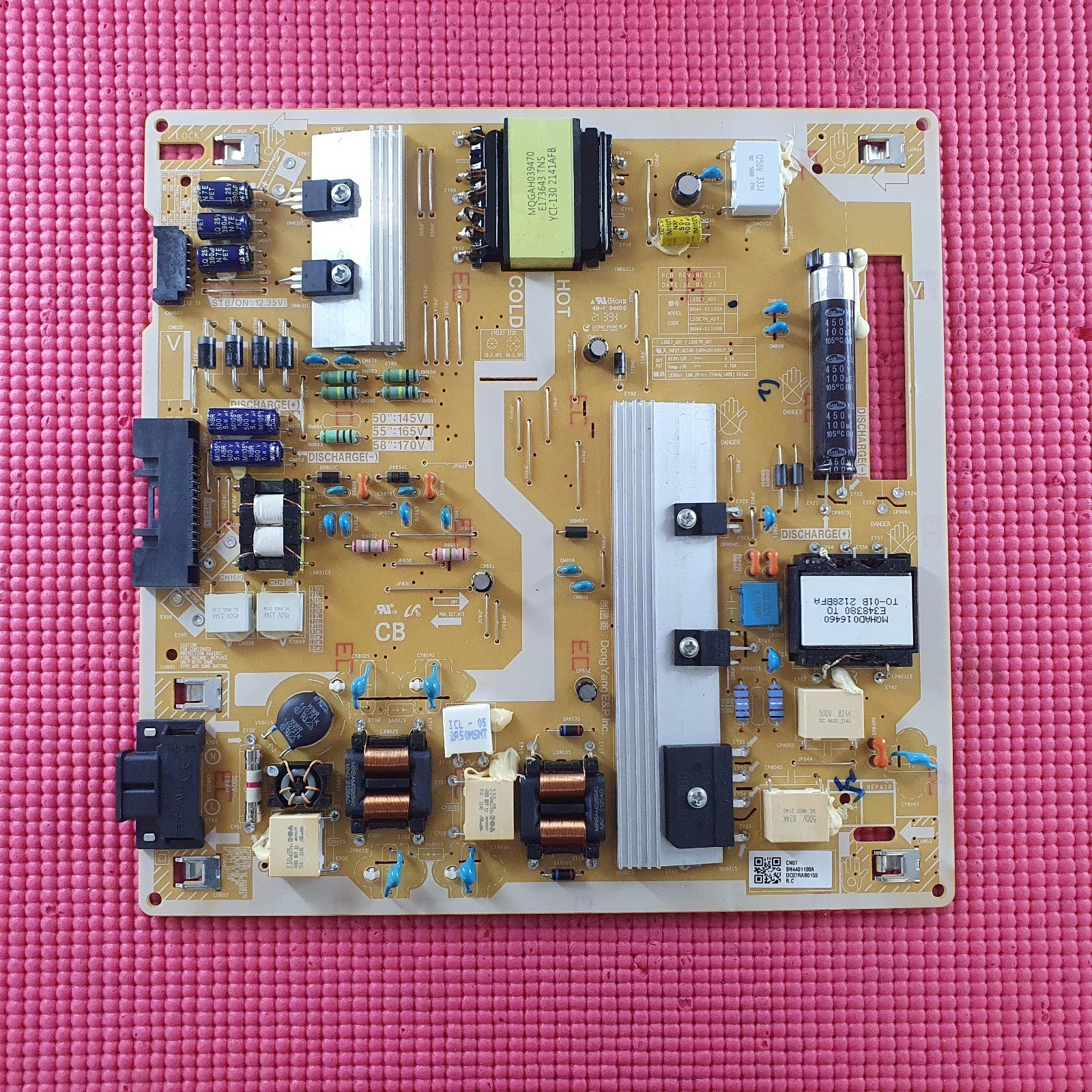 POWER SUPPLY BOARD FOR SAMSUNG QE50Q50AAU QE50Q65AAU TV L55E7_ADY BN44-01100A
