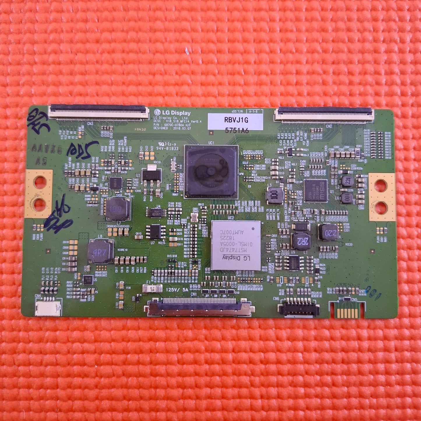 LVDS TCON BOARD FOR PANASONIC TX-65FX740B 65" LED TV 6870C-0780A 6871L-5751A