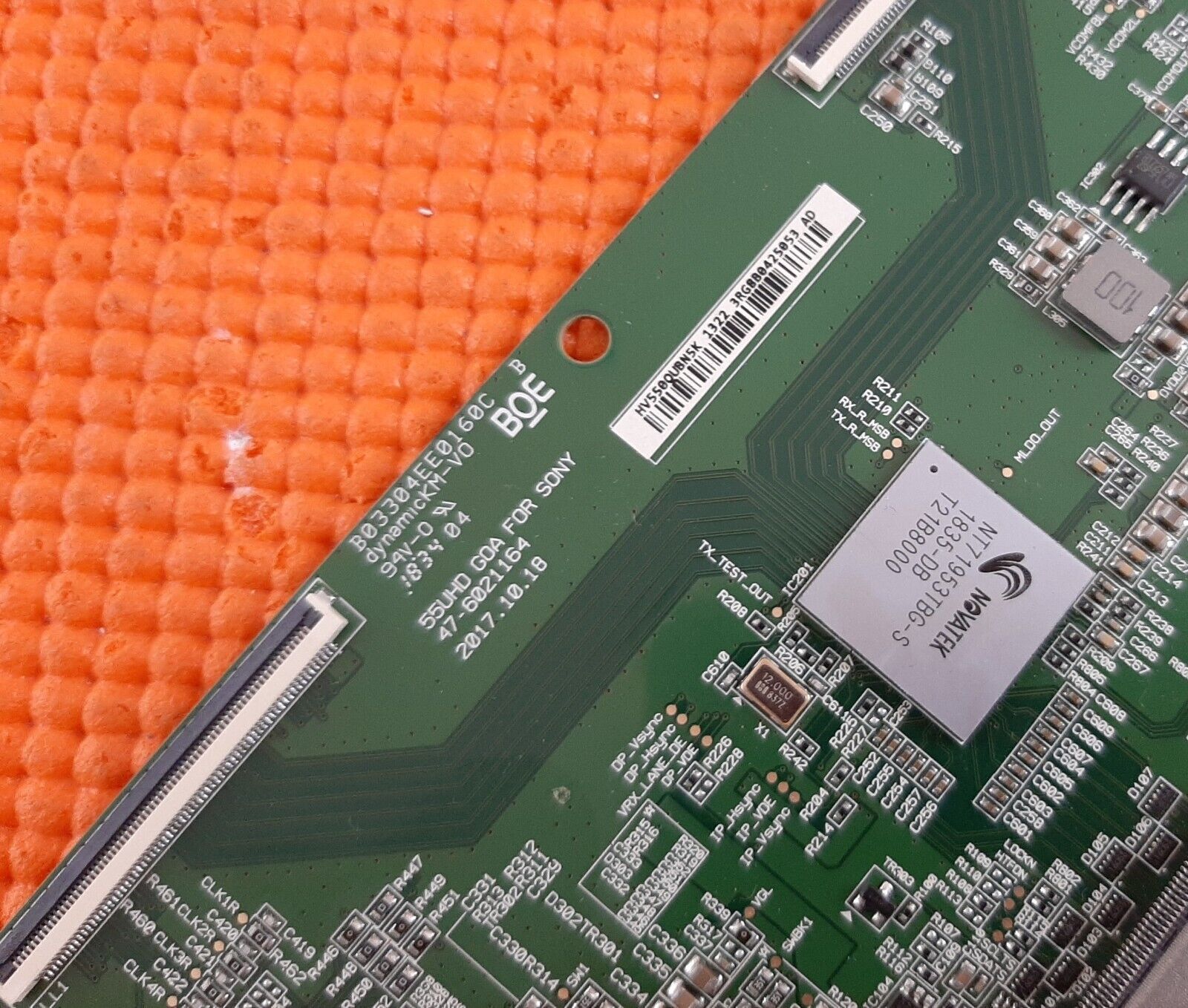 LVDS FOR SONY KD-55XG8096 KD-55FX7596 KD-55XF7596 55" TV HV550QUB-N5K 47-6021164