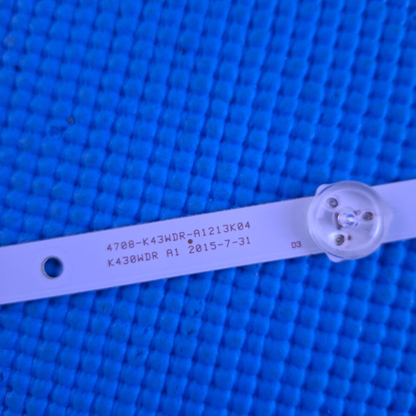 BACKLIGHT STIRP FOR TOSHIBA 43L310U 43PFT4001 TV 4708-K43WDR-A1213K04 K430WDR A1