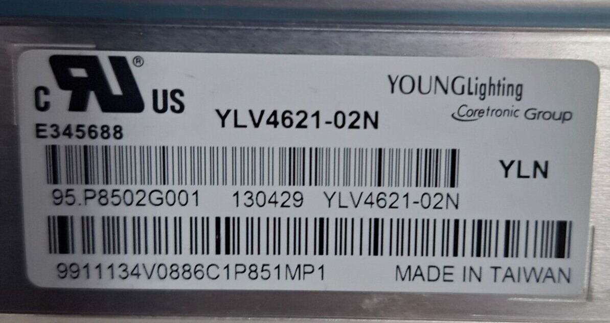 LED SCREEN PANEL ONLY SONY YLV4621-02N FOR SONY KDL-46W905A 46" TV