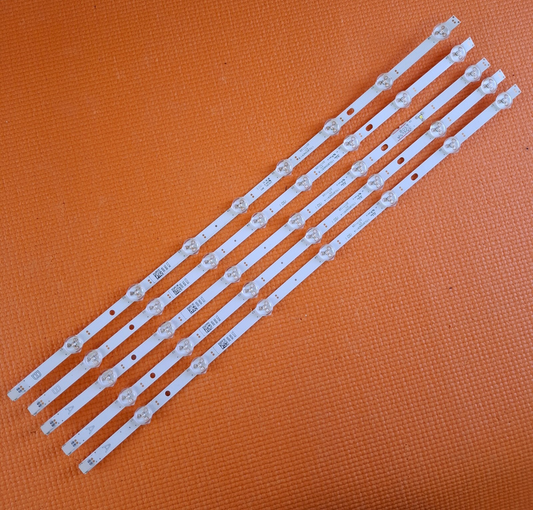 5x BACKLIGHT SET FOR 55VL5A63D TV 17DLB55NER1-A 30099090 17DLB55NER1-B 30099091