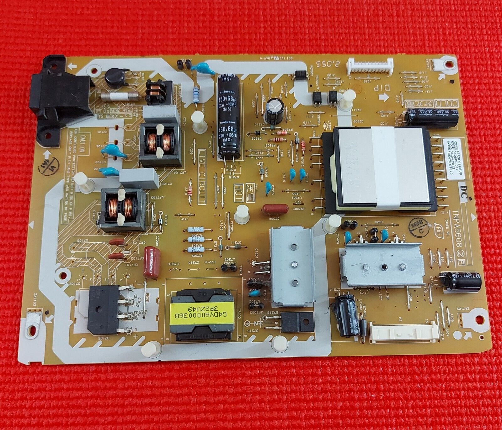 PSU FOR PANASONIC TX-L42E5B TX-L42ET5B TV TNPA5608 2 P TXN/P10TMUB TZRNP01TMUB