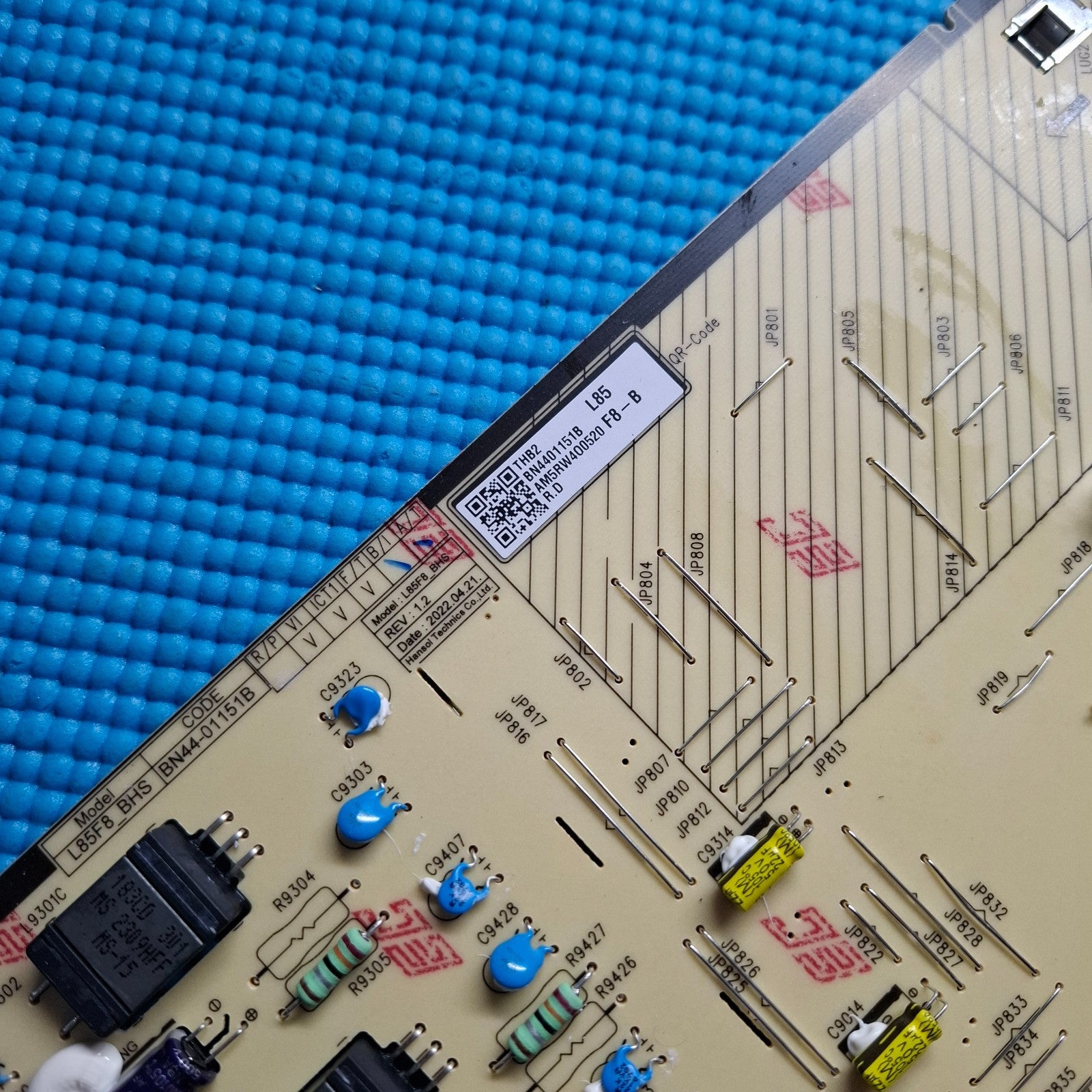 POWER SUPPLY BOARD FOR SAMSUNG QE85LS03BGU QE85LS03BAU 85" FRAME TV BN44-01151B