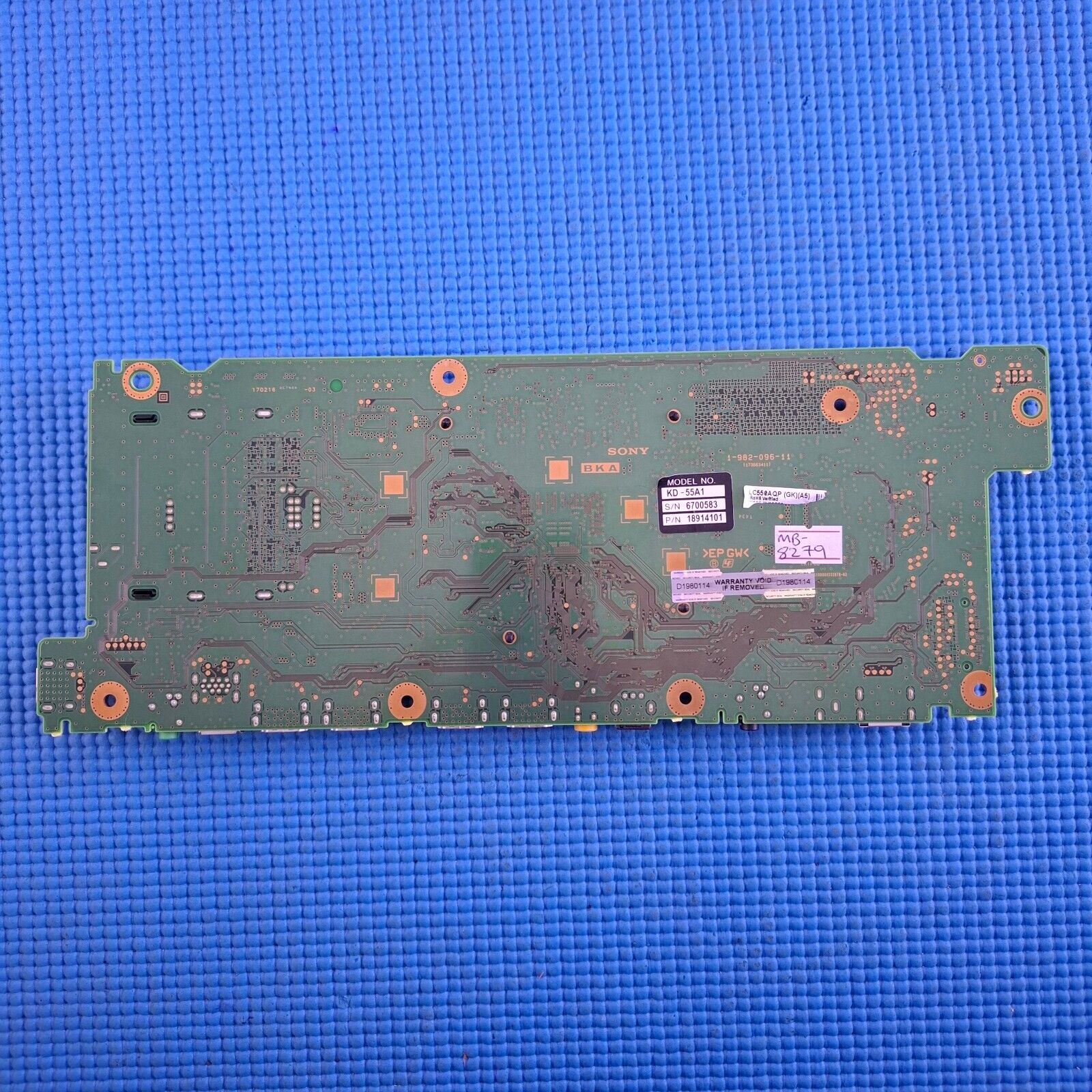 MAIN BOARD FOR SONY KD-55A1 55" OLED TV YA03023AA 1-982-096-11 | TESTED WORKING