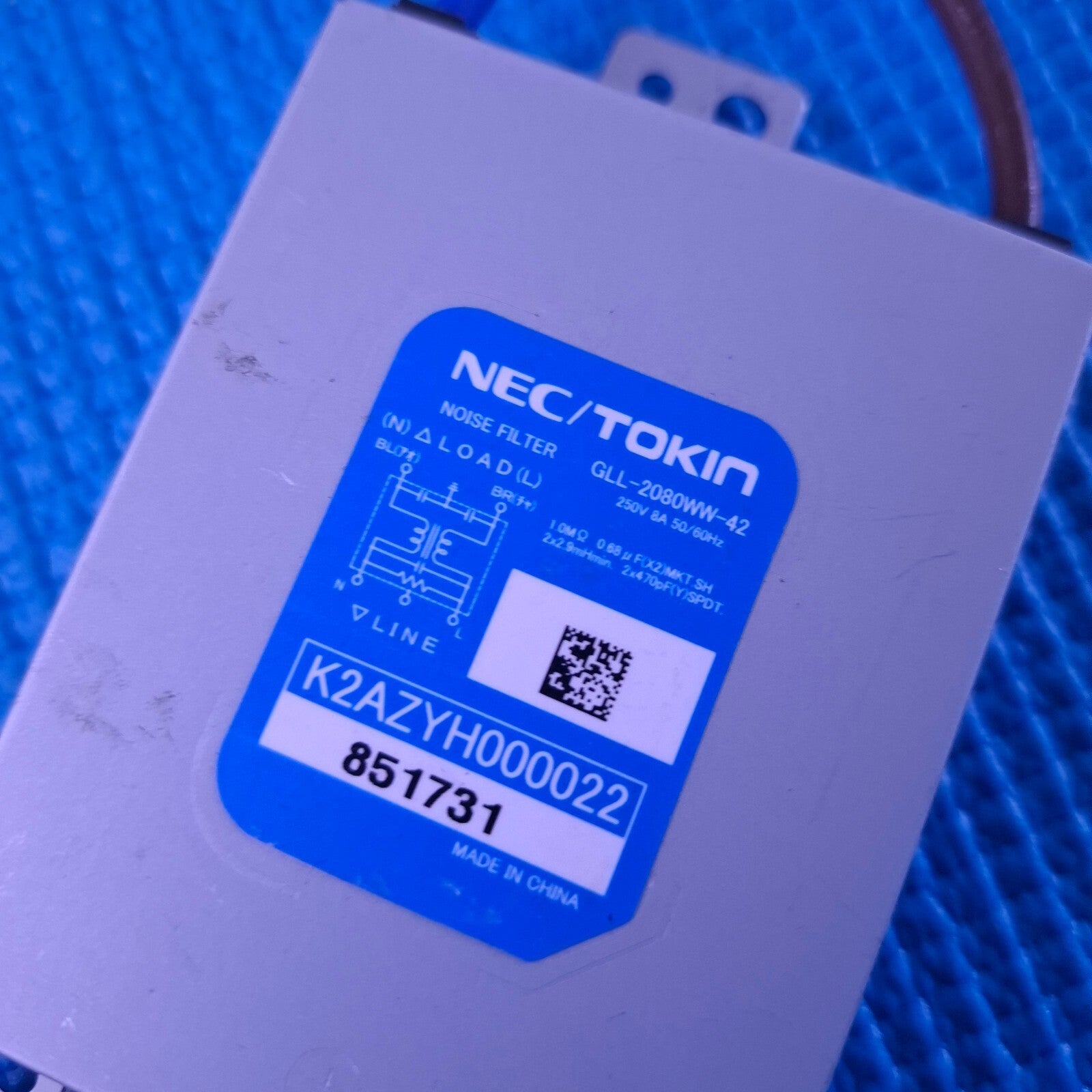 NOISE FILTER FOR PANASONIC TX-P42GT30B TX-P42VT30B TV NEC/TOKIN GLL-2080WW-42